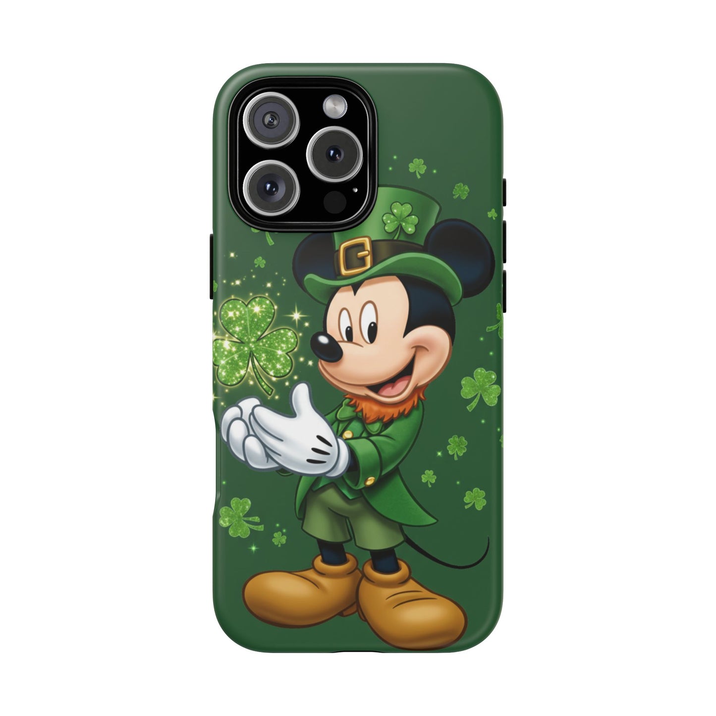 Disney Mickey Shamrock Durable Phone Case