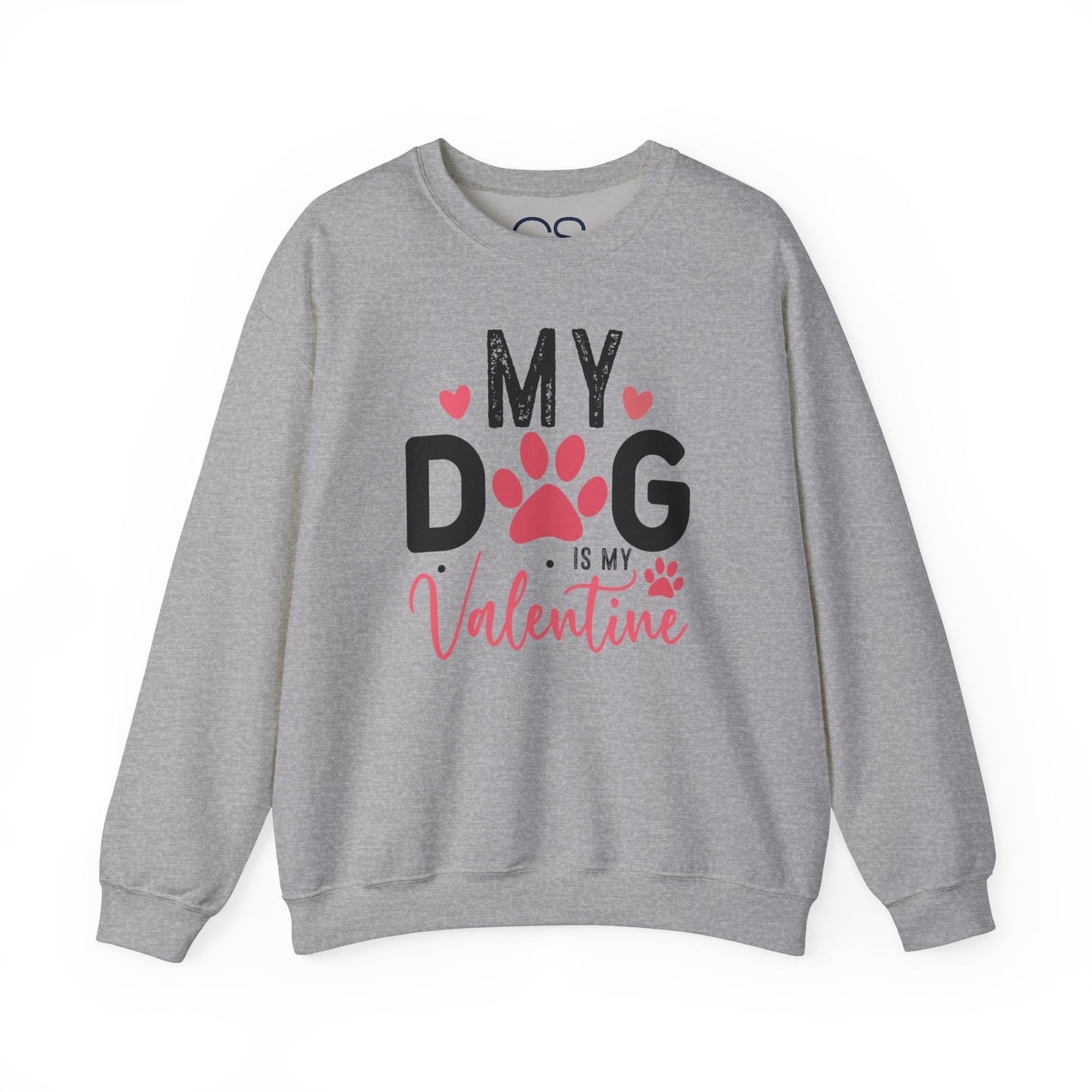 Cozy My Dog Is My Valentine Crewneck Sweatshirt