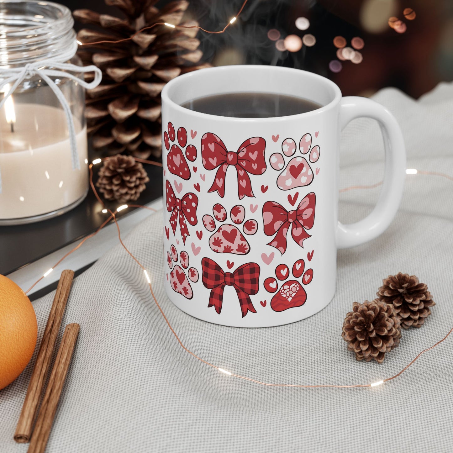 Charming Dog Valentine Coquette Mug