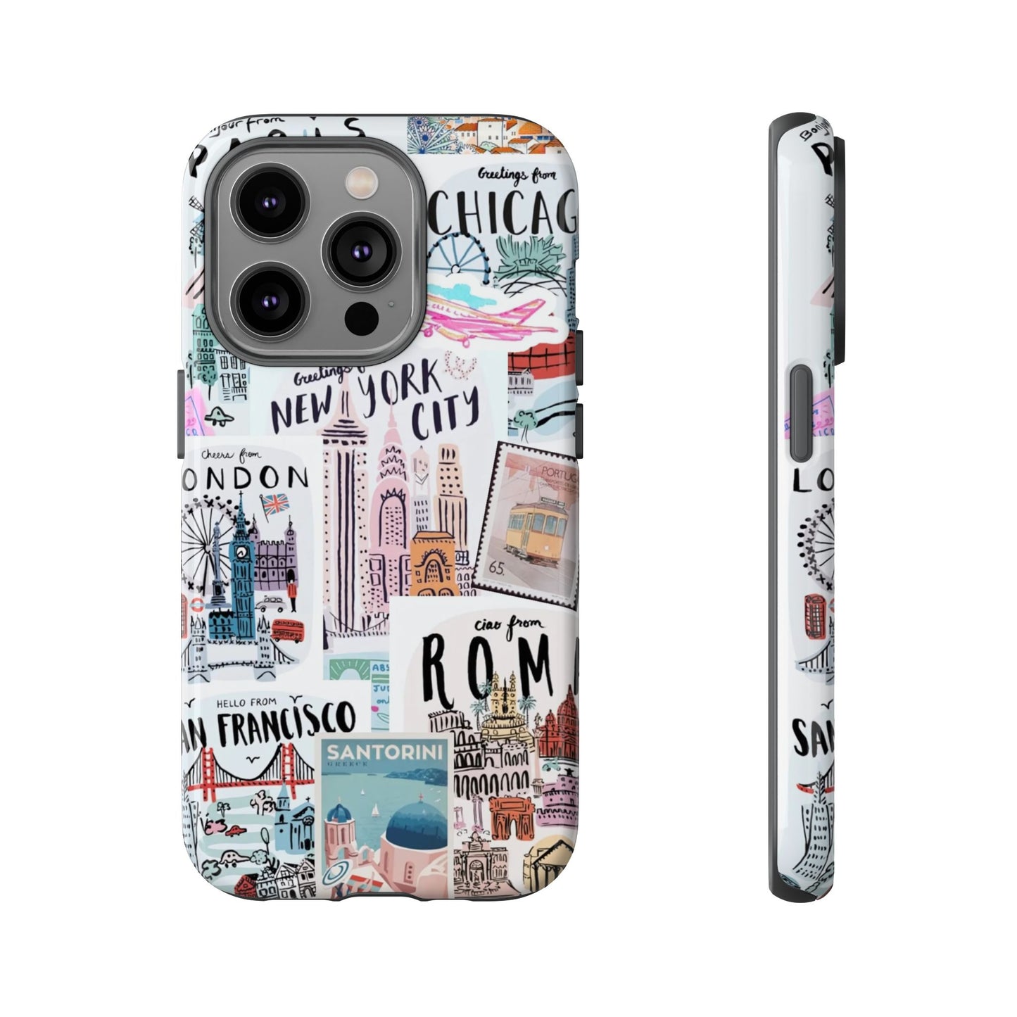 Wanderlust Travel-Themed Durable Phone Case
