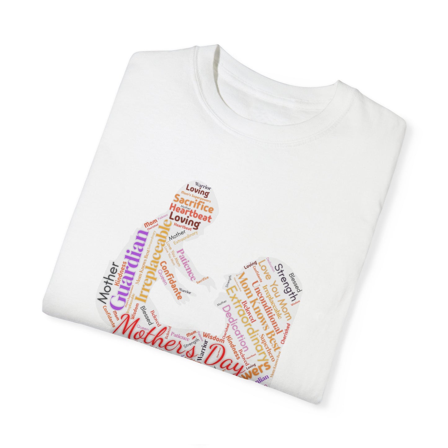 Mother and Child Word Art T-Shirt