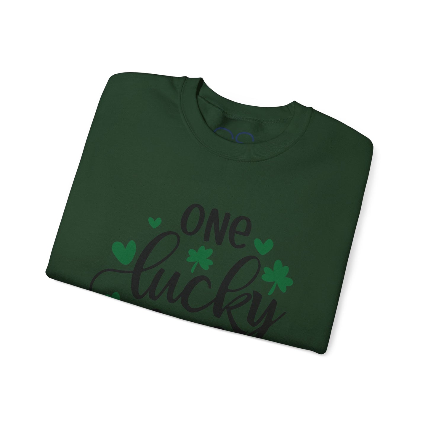 Personalized One Lucky Dad St. Patricks Day Sweatshirt