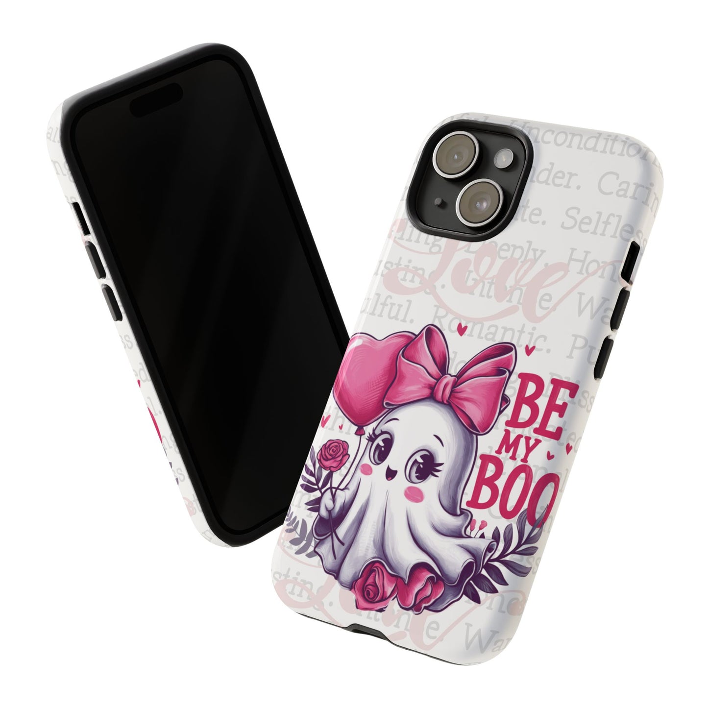 Be My Boo Ghost Patterned Durable Phone Case