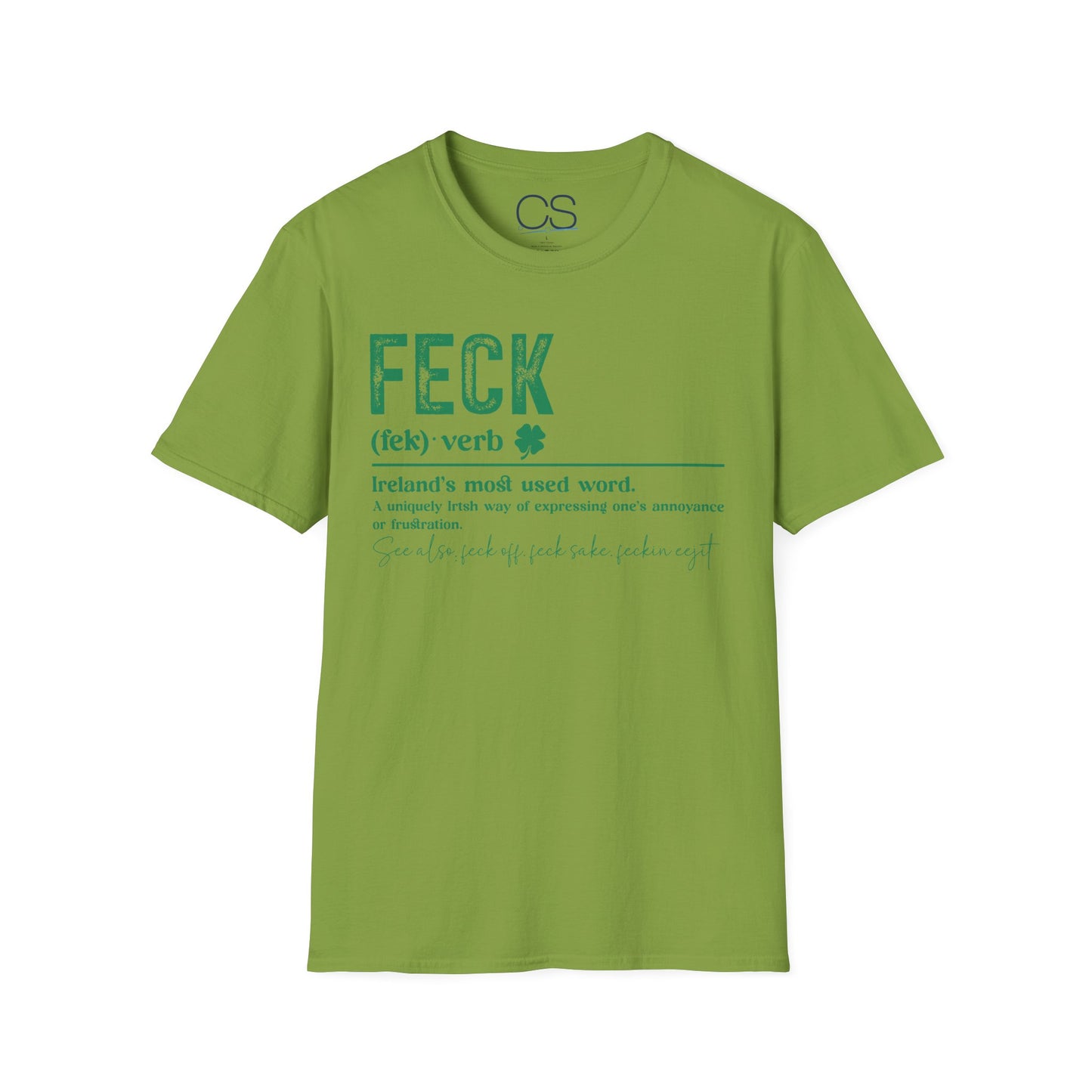 Luck of the Irish Shamrock Unisex Softstyle T-Shirt