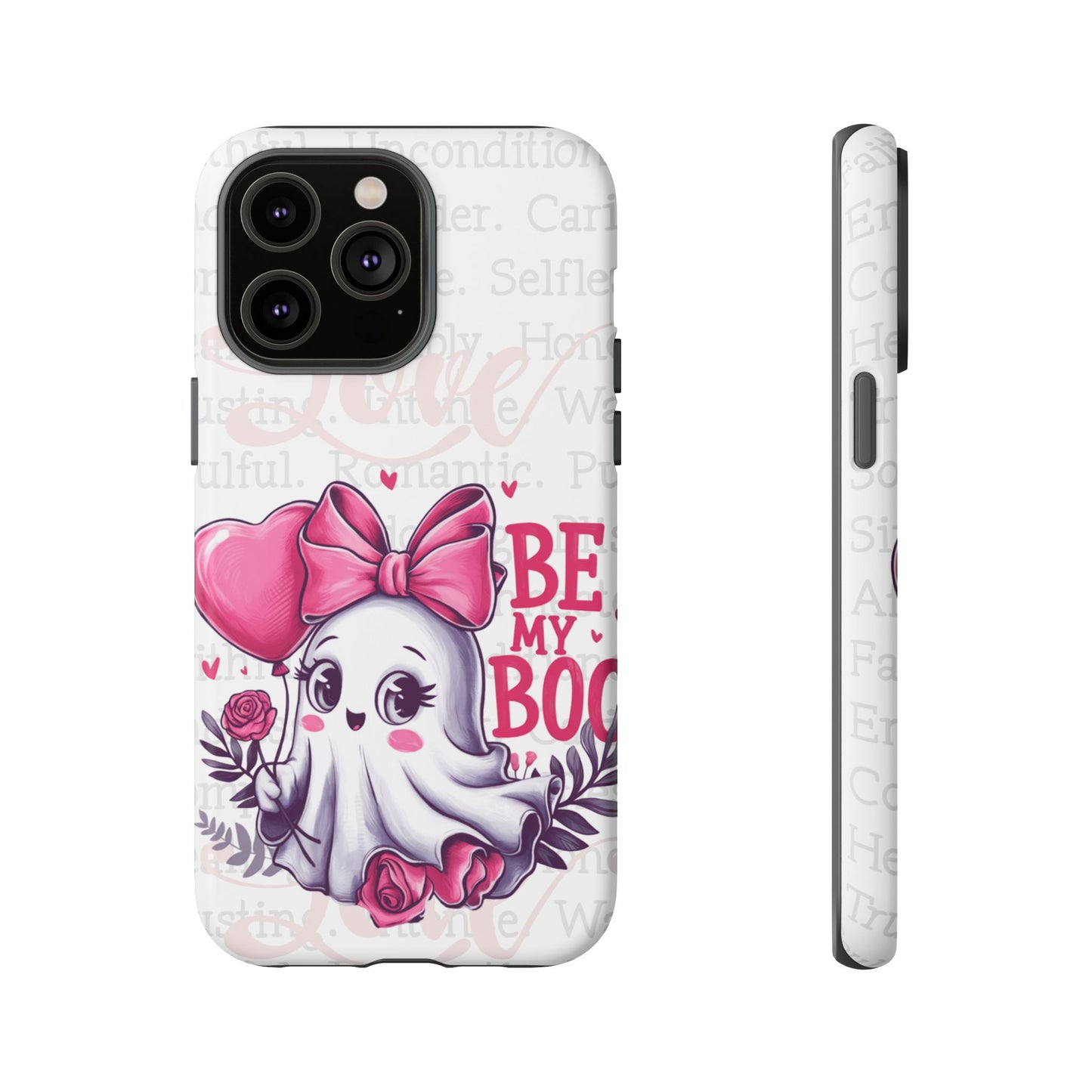 Be My Boo Ghost Patterned Durable Phone Case