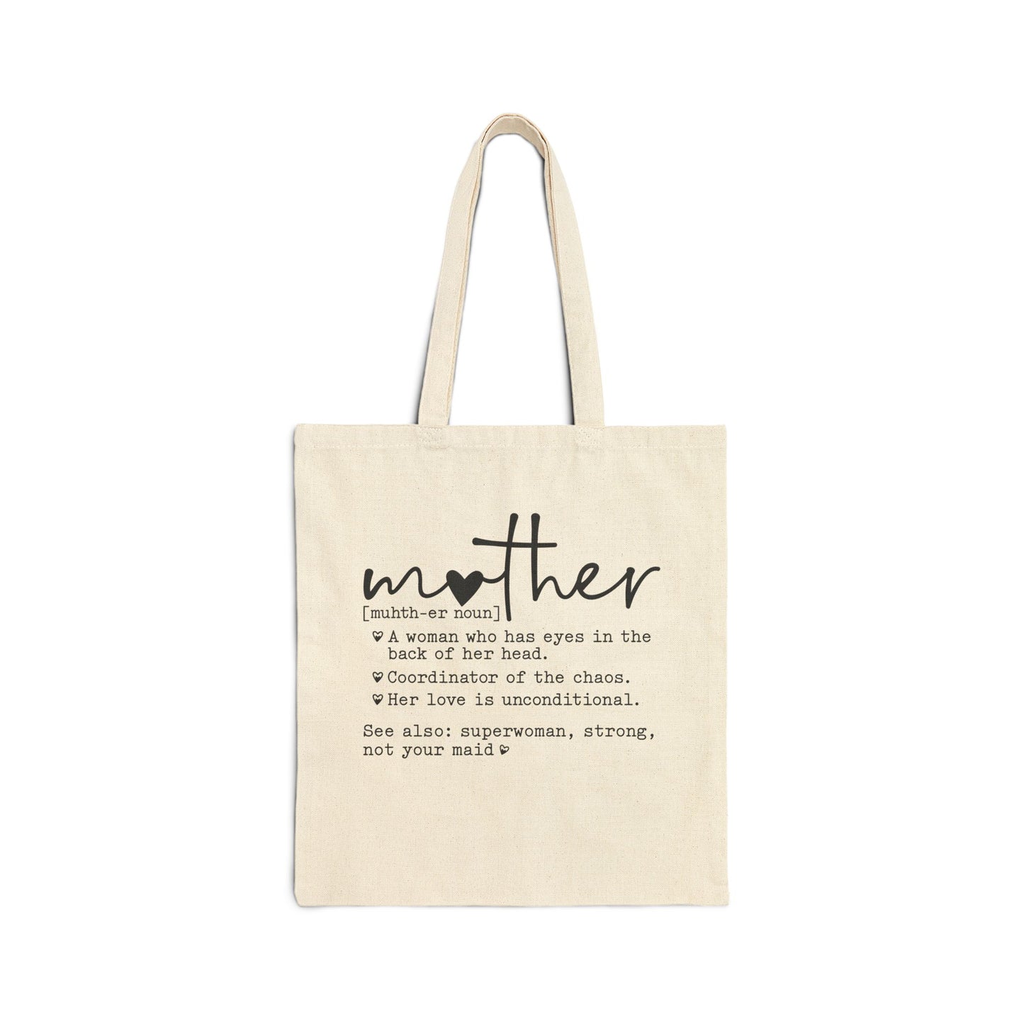 Mother Definition Canvas Tote Bag
