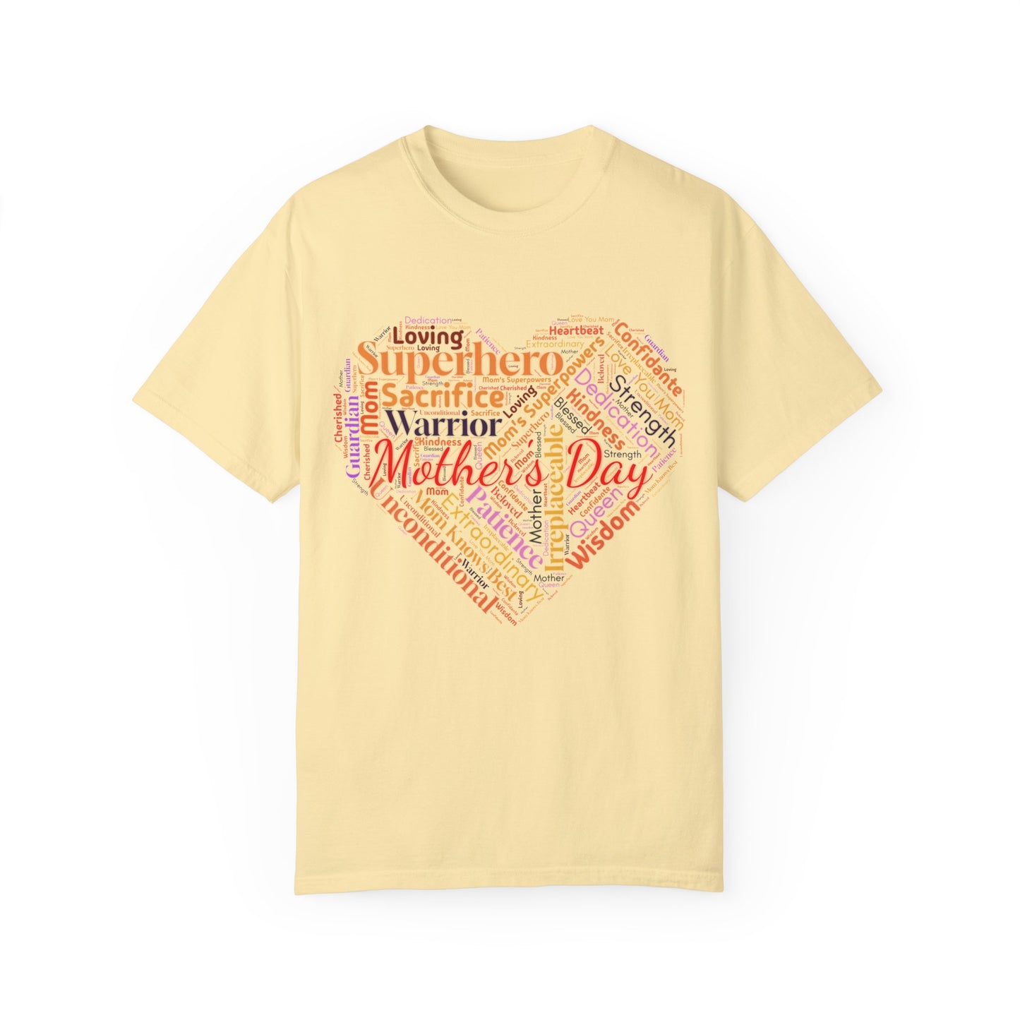 Mother's Day Heart Word Cloud T-Shirt