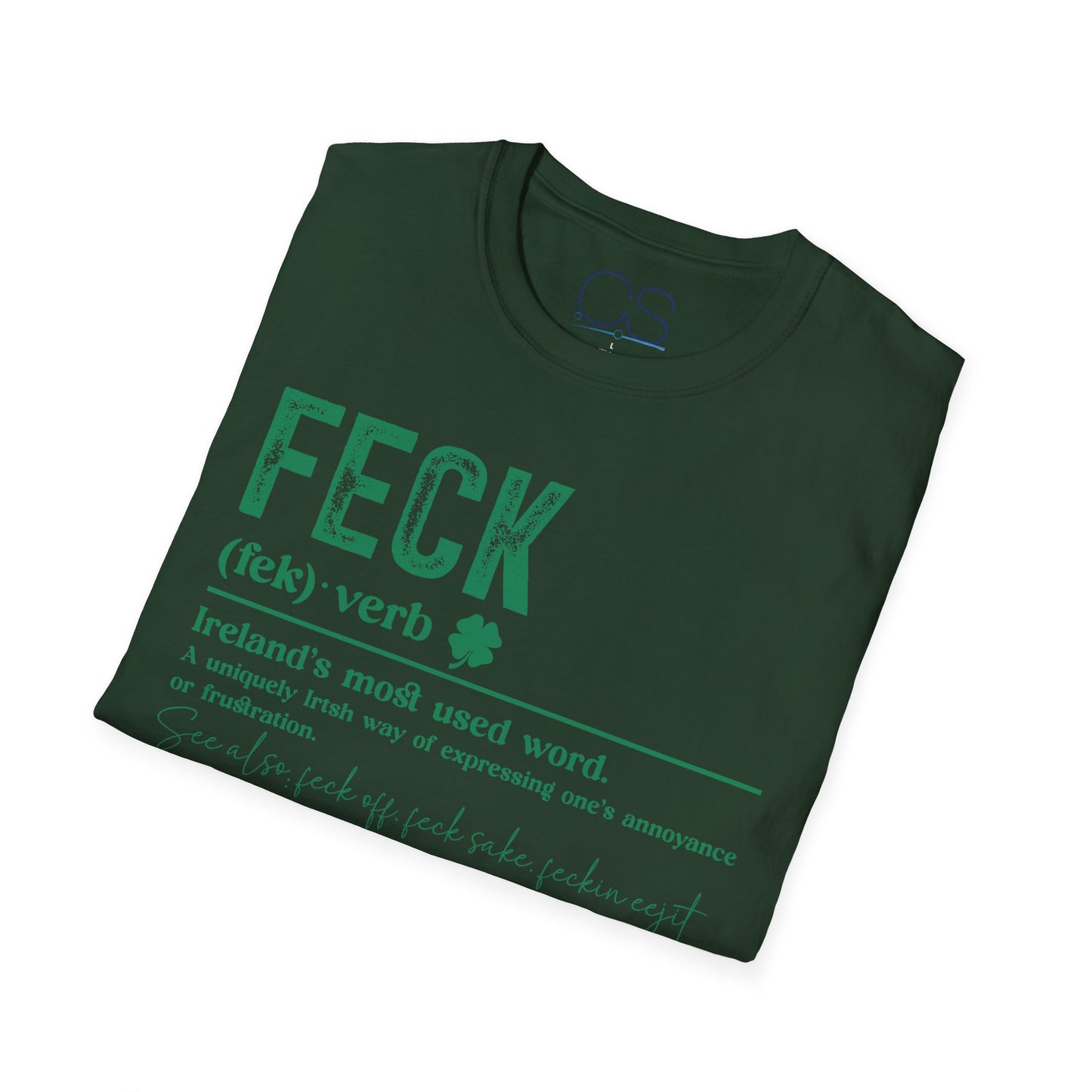 Luck of the Irish Shamrock Unisex Softstyle T-Shirt