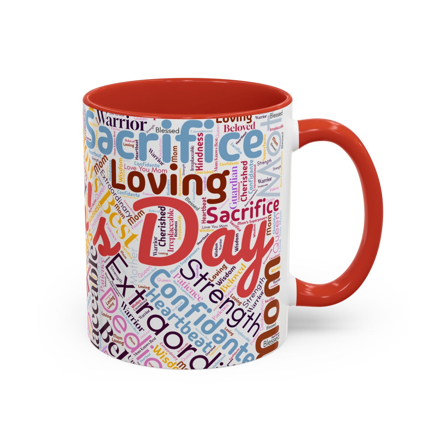 Colorful Mother's Day Word Art Mug