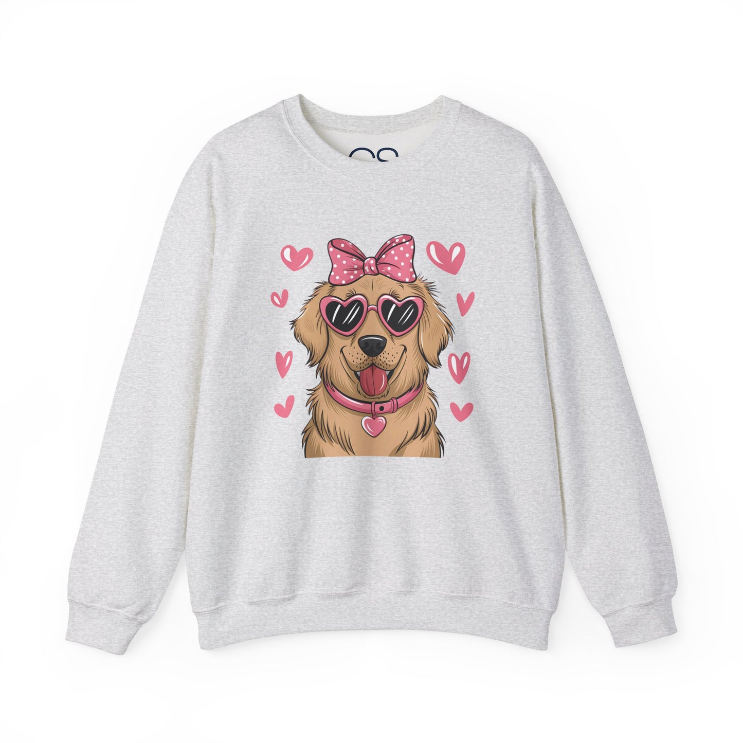 Valentine's Day Dog Crewneck Sweatshirt