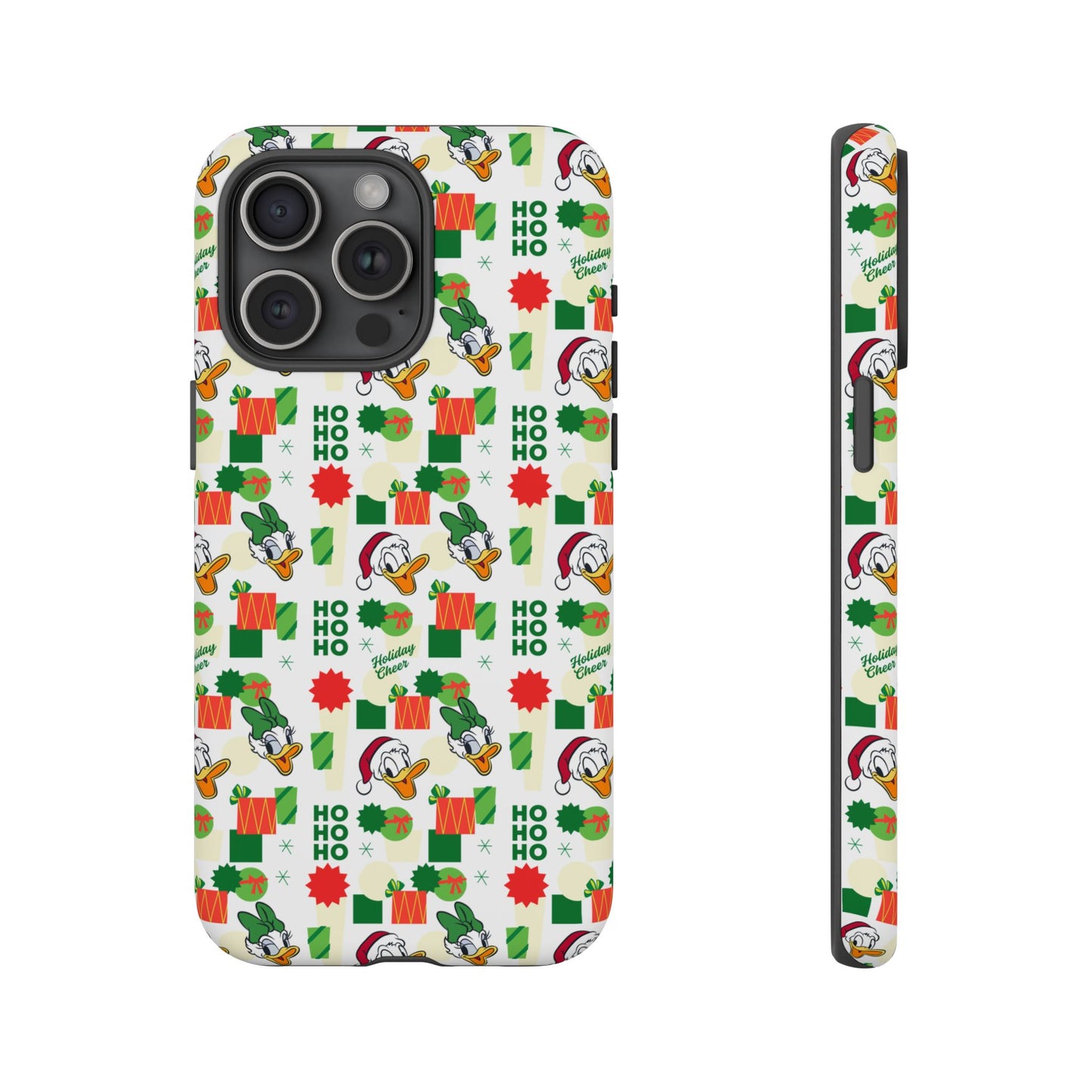 Disney Donald Duck and Daisy Christmas-Themed Durable Phone Case