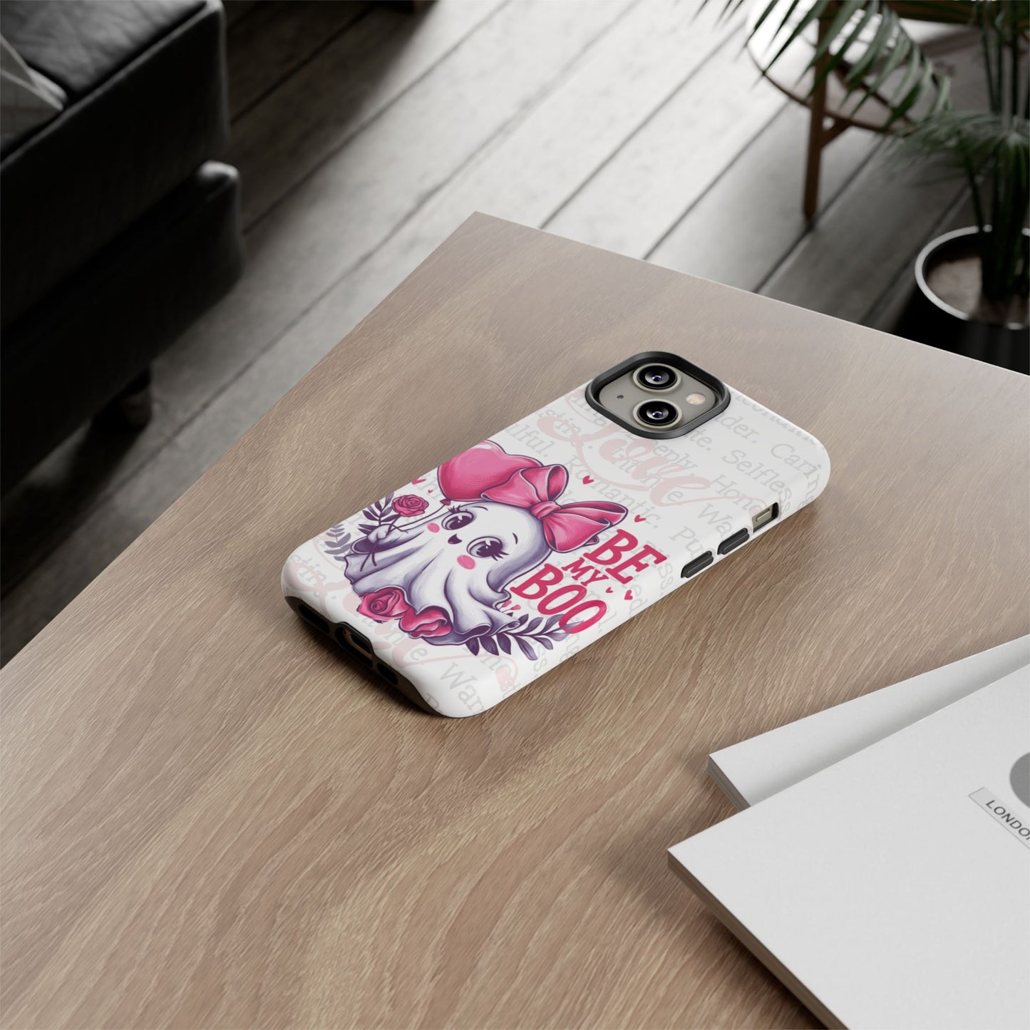 Be My Boo Ghost Patterned Durable Phone Case