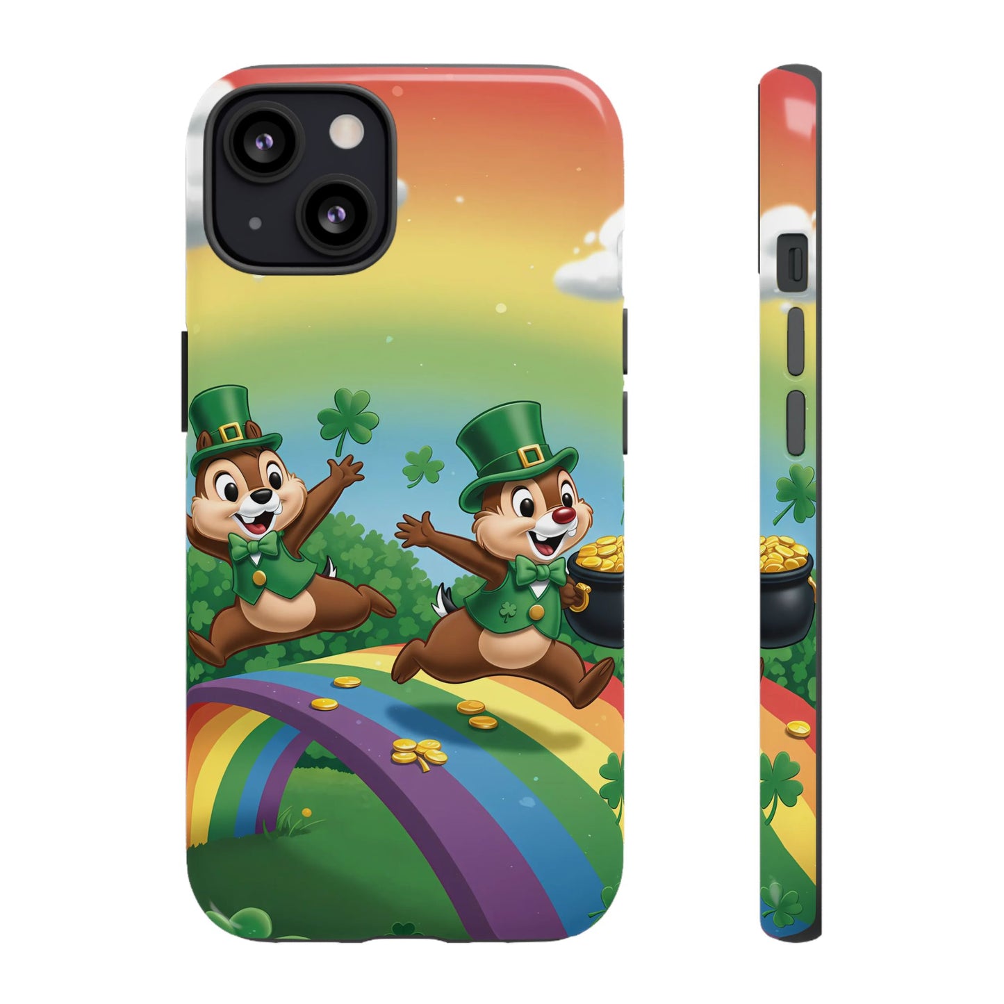 Disney Chip 'n Dale St. Patrick's Day Durable Phone Case