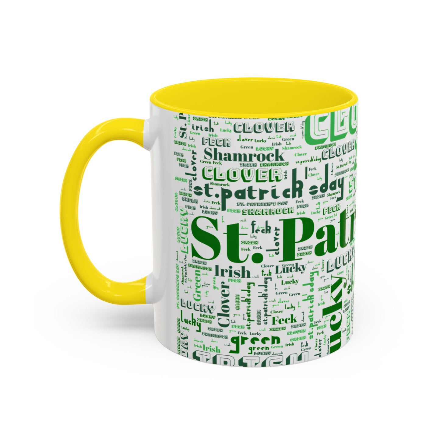 Irish St. Patrick's Day Word Art Mug