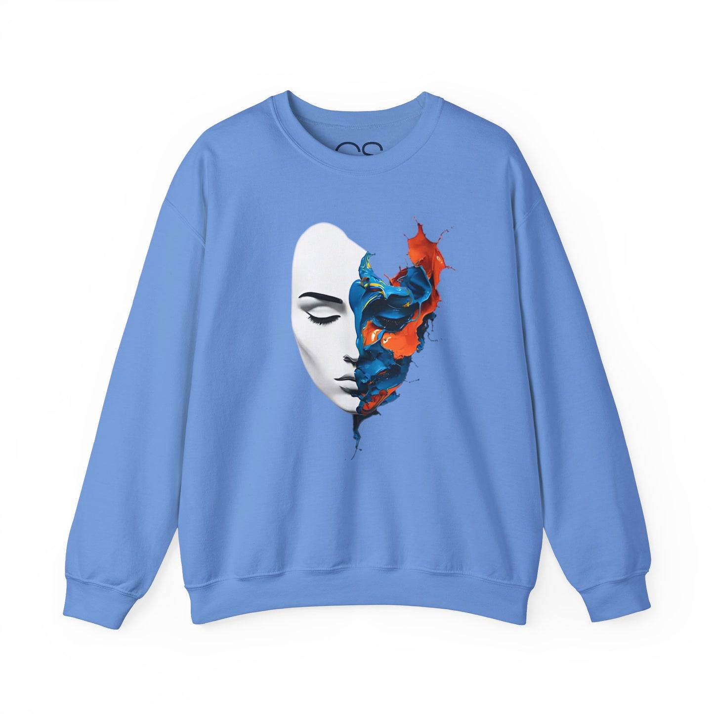 Abstract Art Face Crewneck Sweatshirt