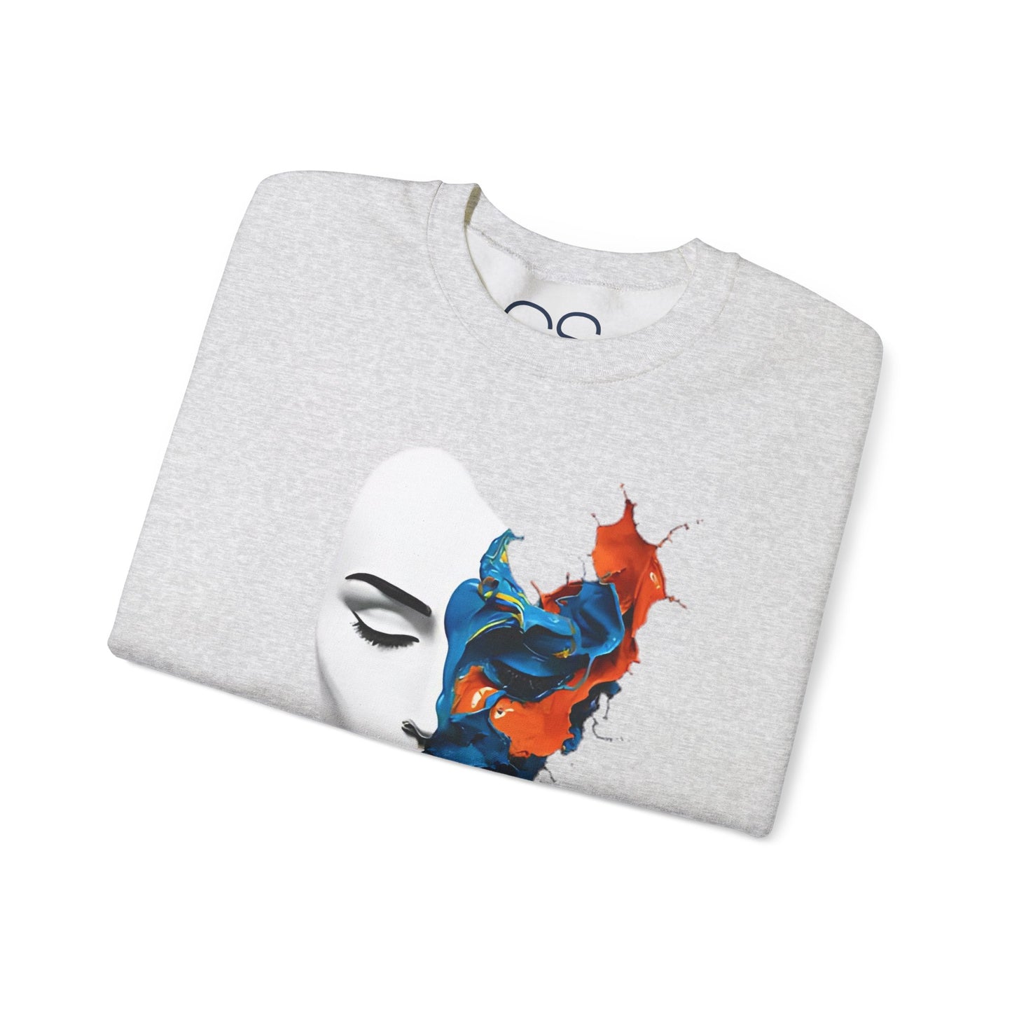 Abstract Art Face Crewneck Sweatshirt