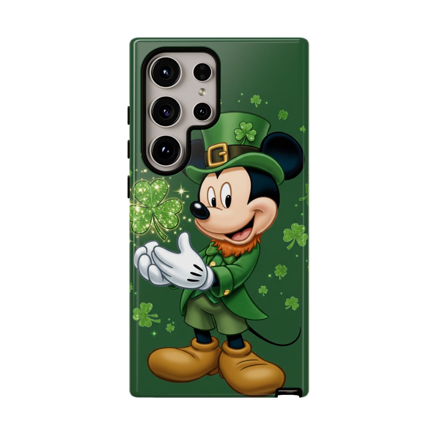 Disney Mickey Shamrock Durable Phone Case