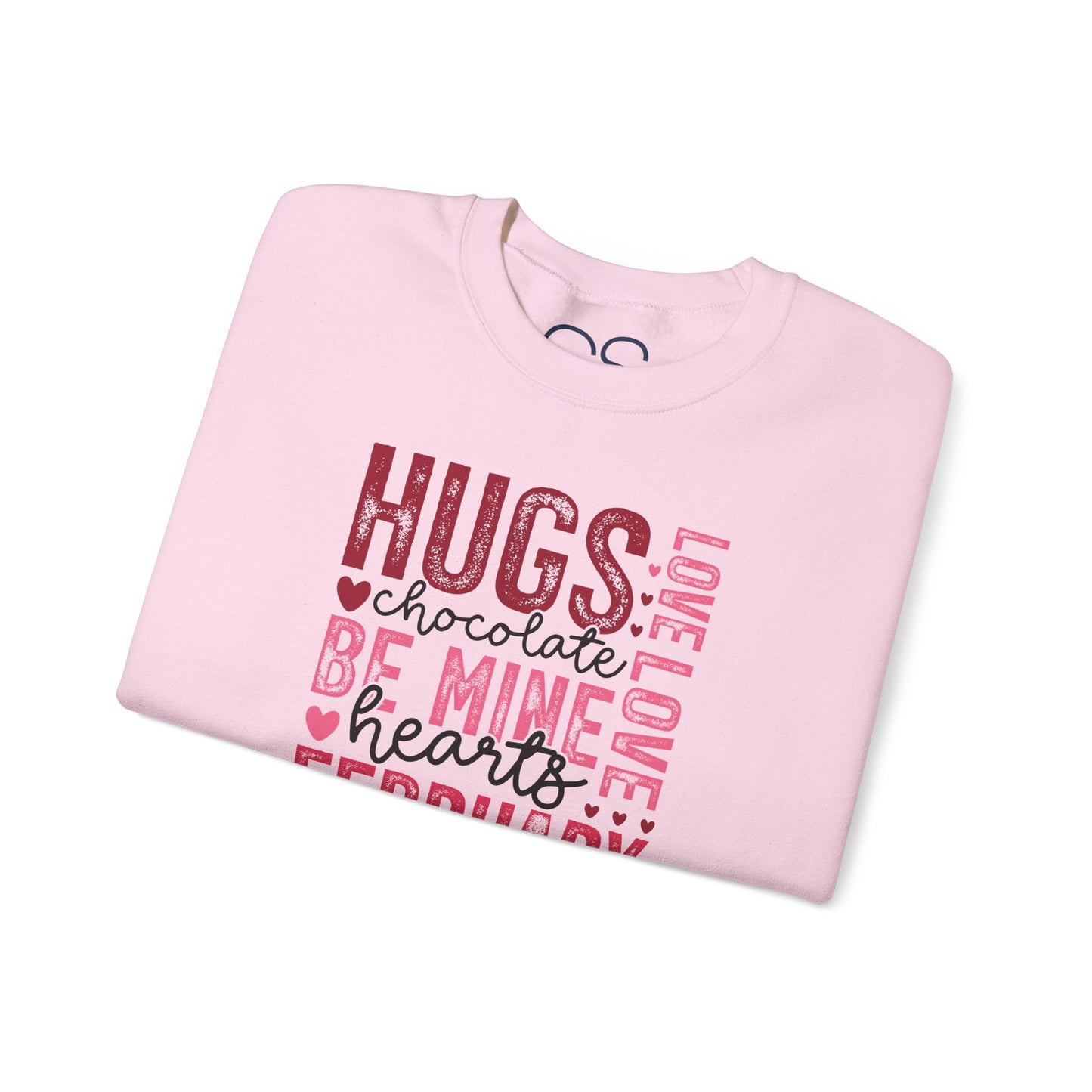 Cozy and Romantic Typography Crewneck Sweatshirt