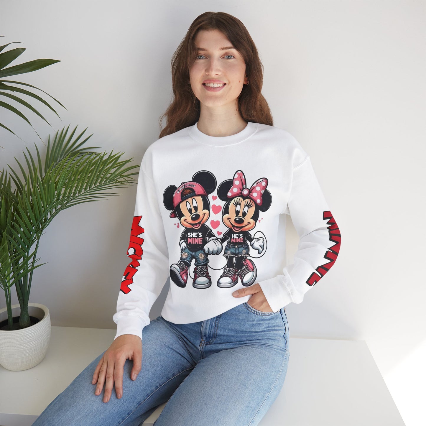 Mickey & Minnie Couples Crewneck Sweatshirt