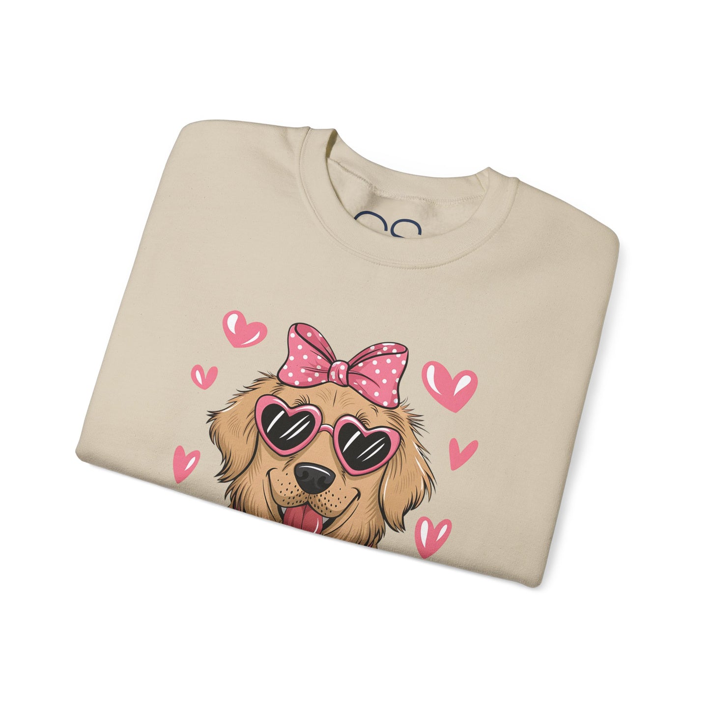 Valentine's Day Dog Crewneck Sweatshirt