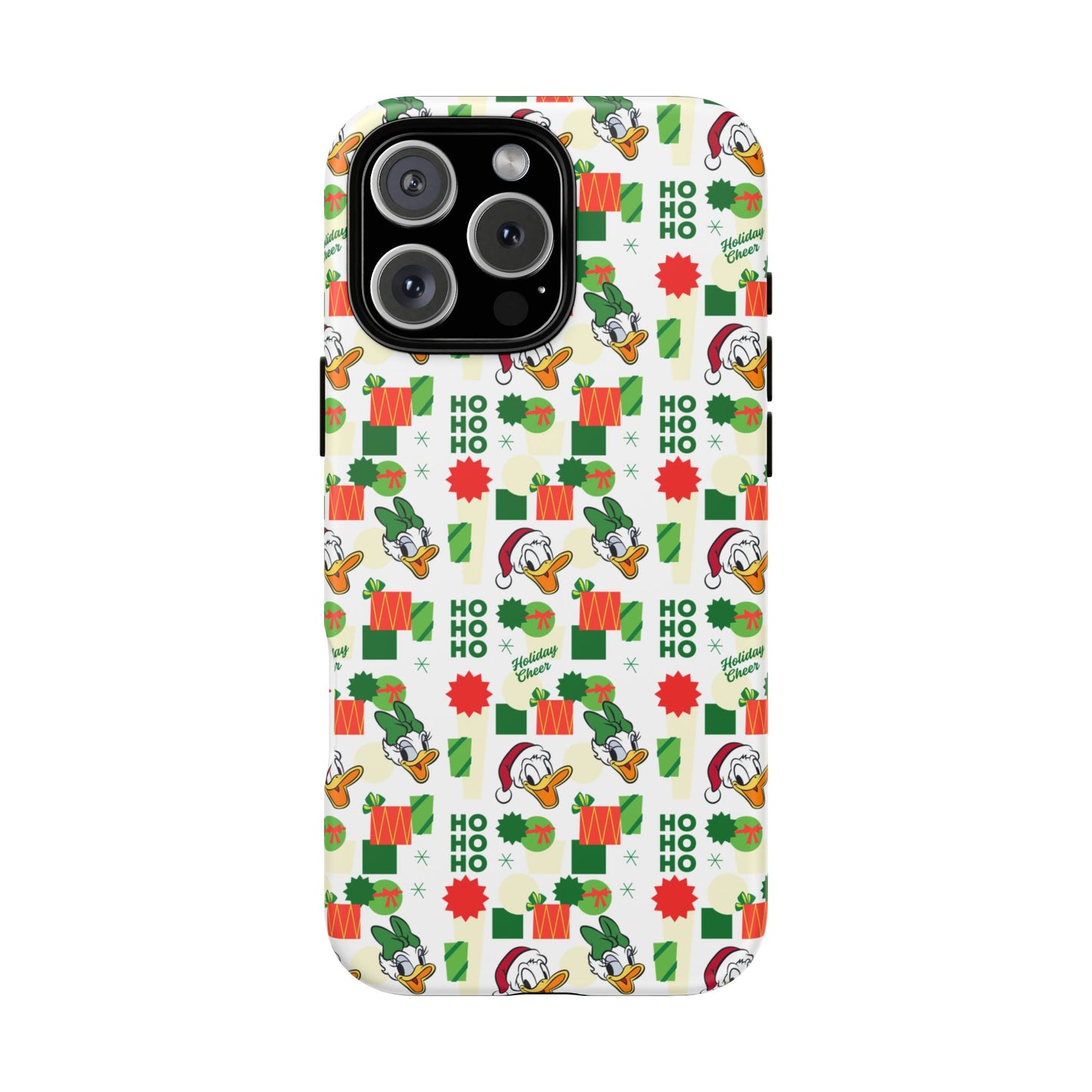 Disney Donald Duck and Daisy Christmas-Themed Durable Phone Case