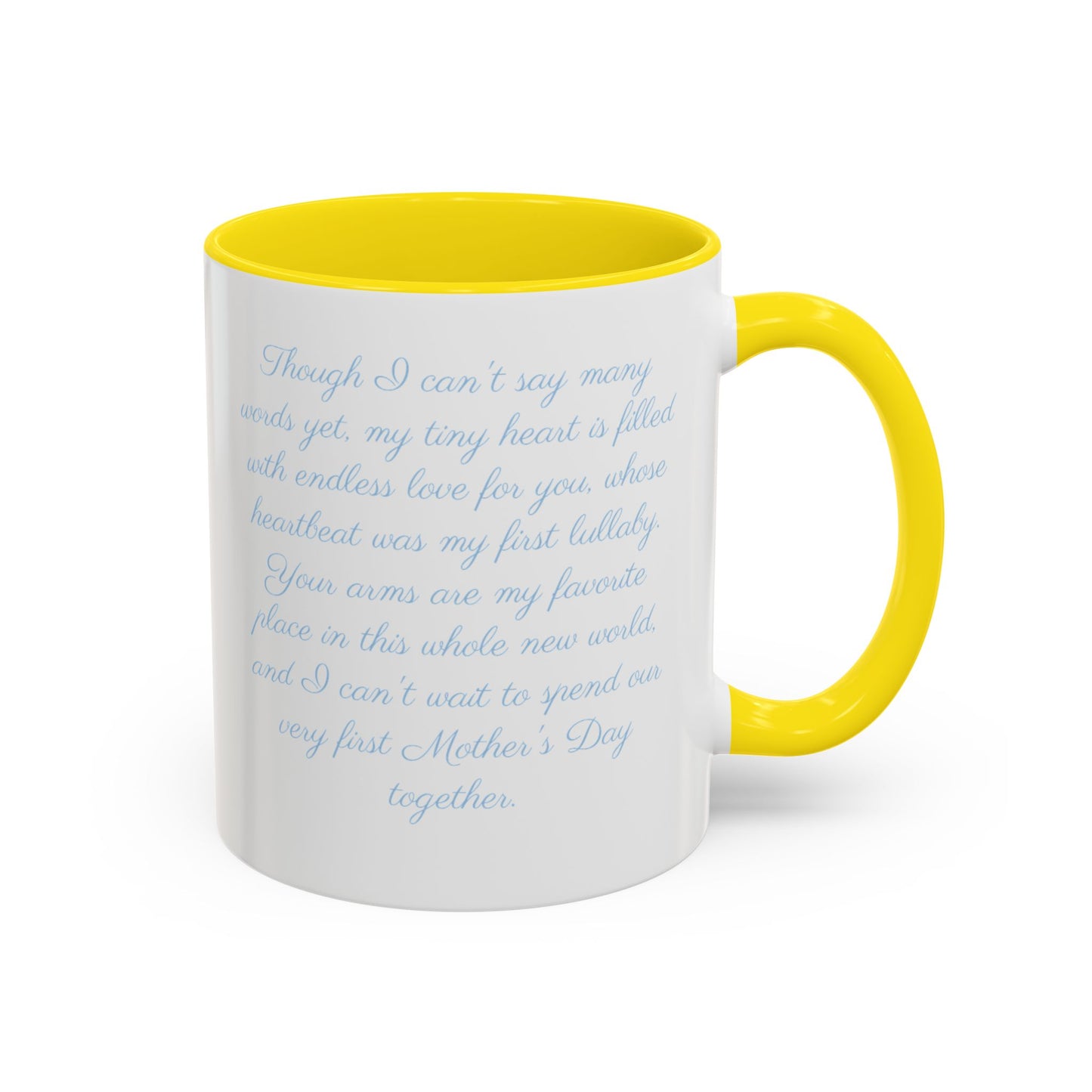 My First Mother's Day Mug Blue - Newborn Baby Message