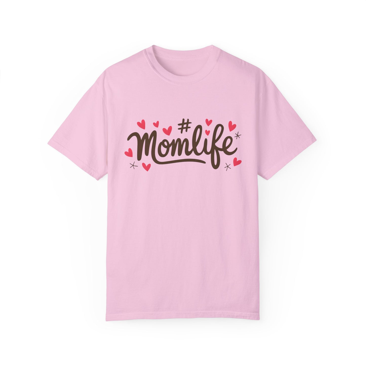 Momlife Heart-Adorned T-Shirt