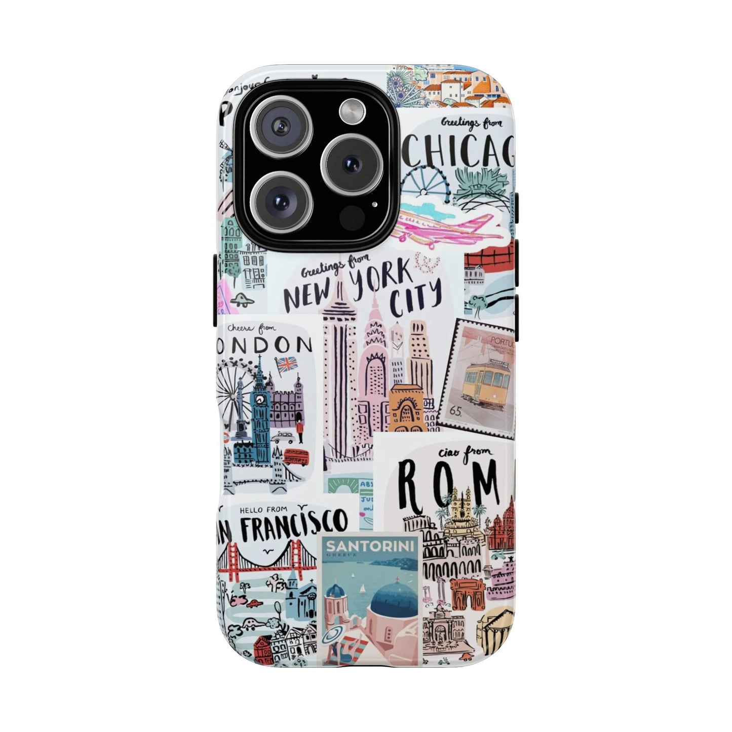 Wanderlust Travel-Themed Durable Phone Case
