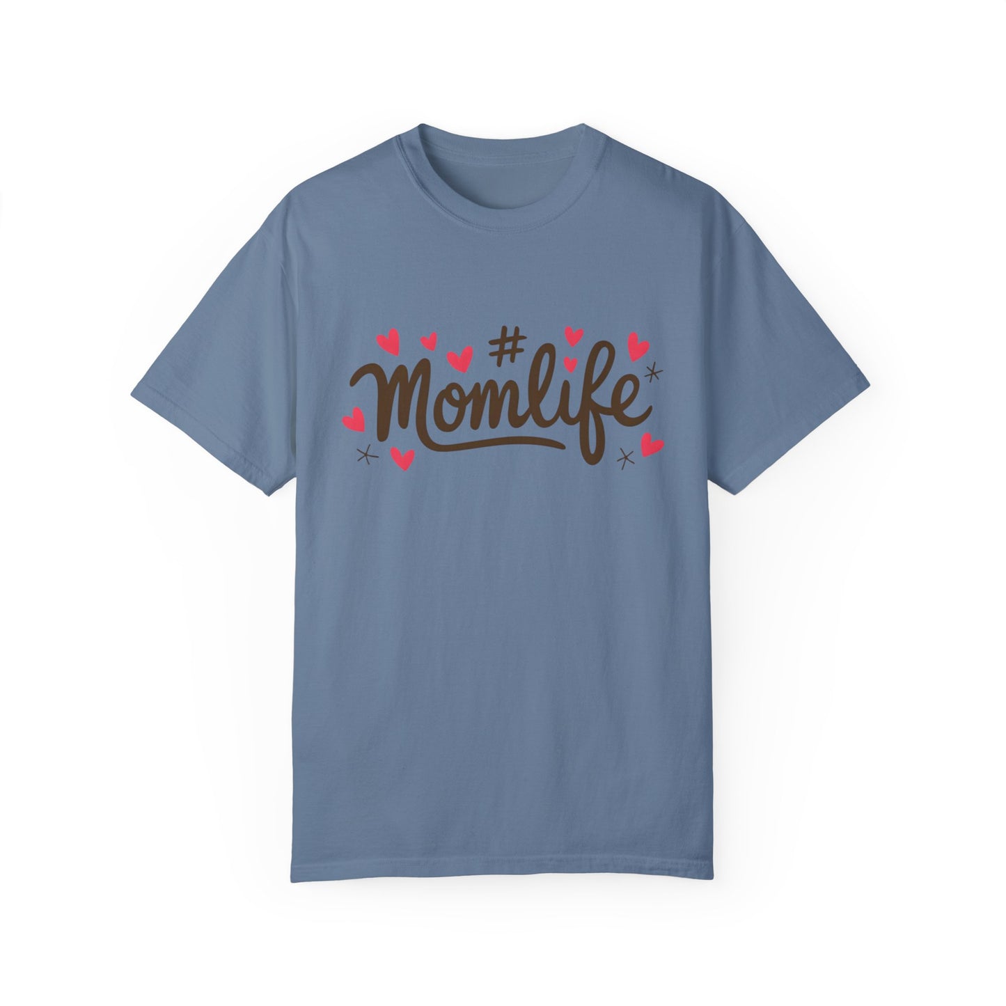 Momlife Heart-Adorned T-Shirt