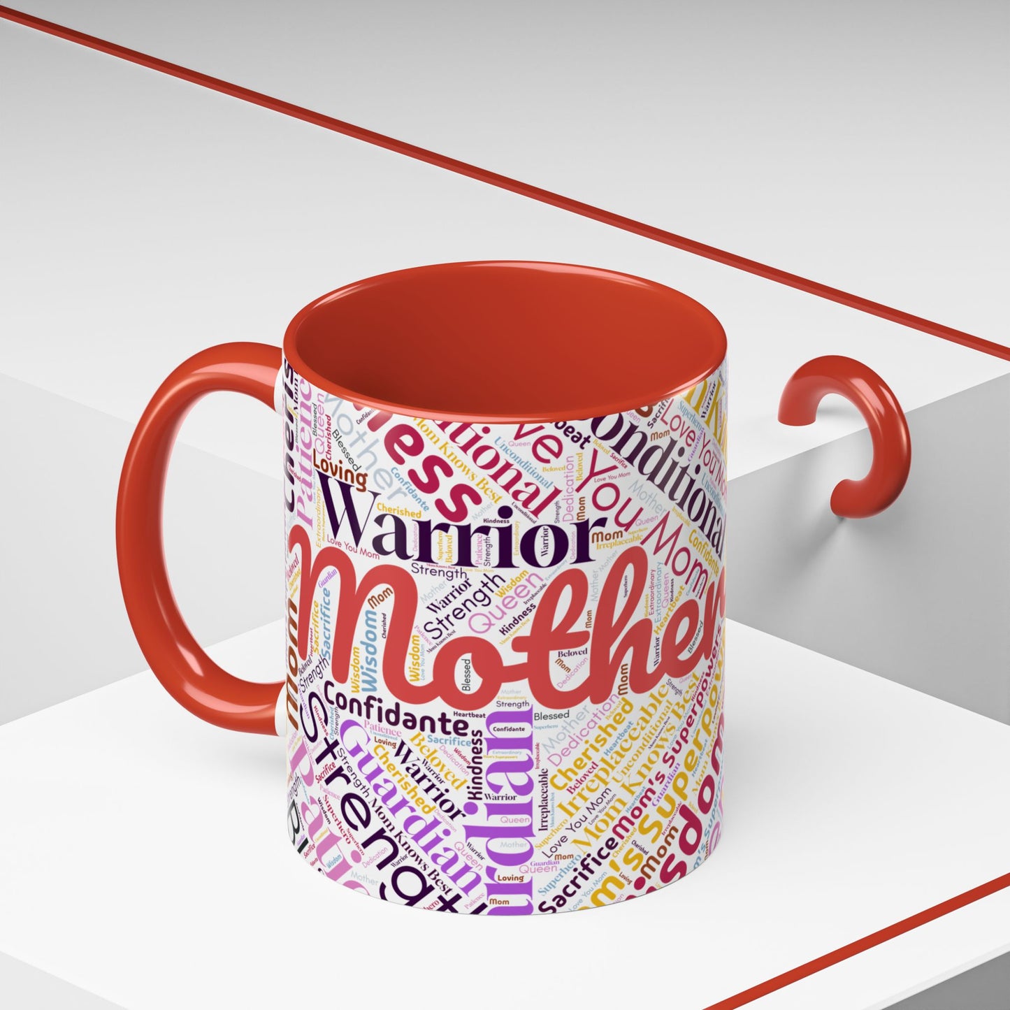 Colorful Mother's Day Word Art Mug