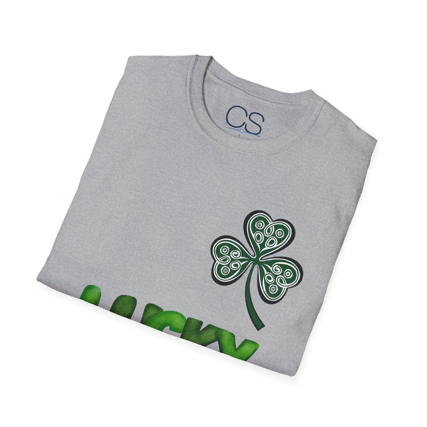 Double-Sided St. Patrick's Day Irish Shamrock Unisex Softstyle T-Shirt