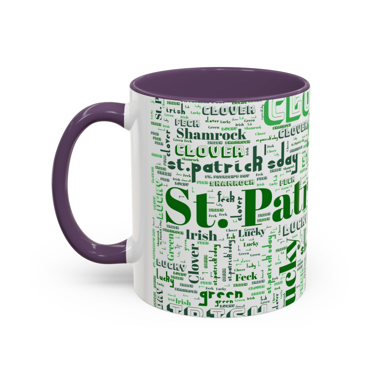 Irish St. Patrick's Day Word Art Mug