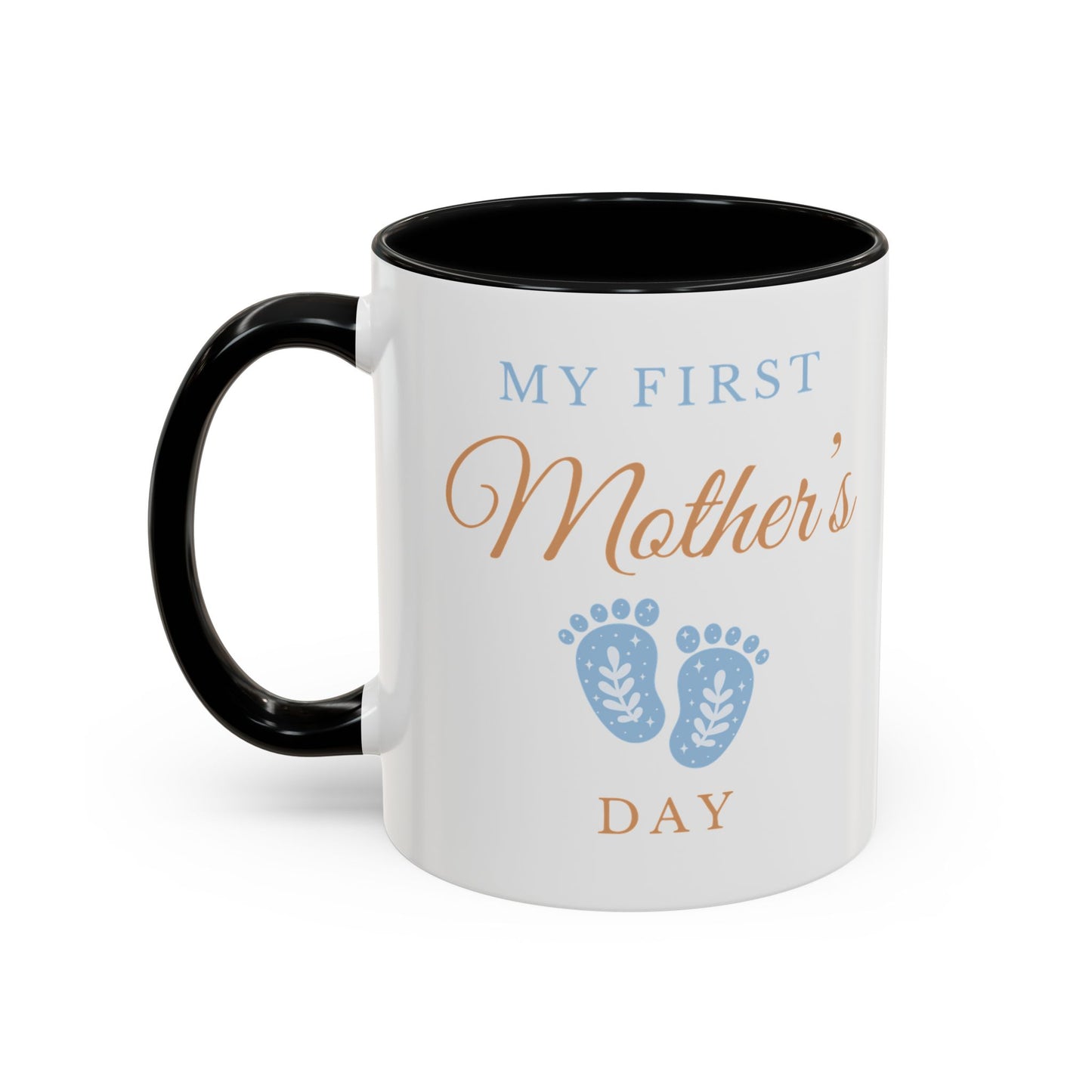 My First Mother's Day Mug Blue - Newborn Baby Message