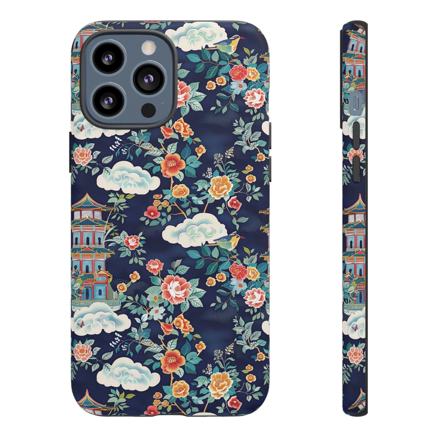 Enchanting Chinoiserie-Inspired Durable Phone Case