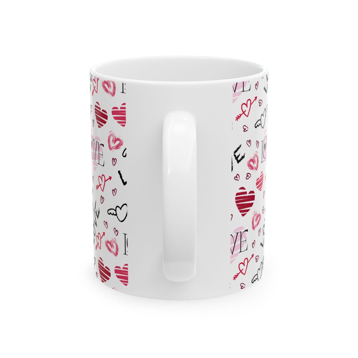 Love & Heart Ceramic Mug