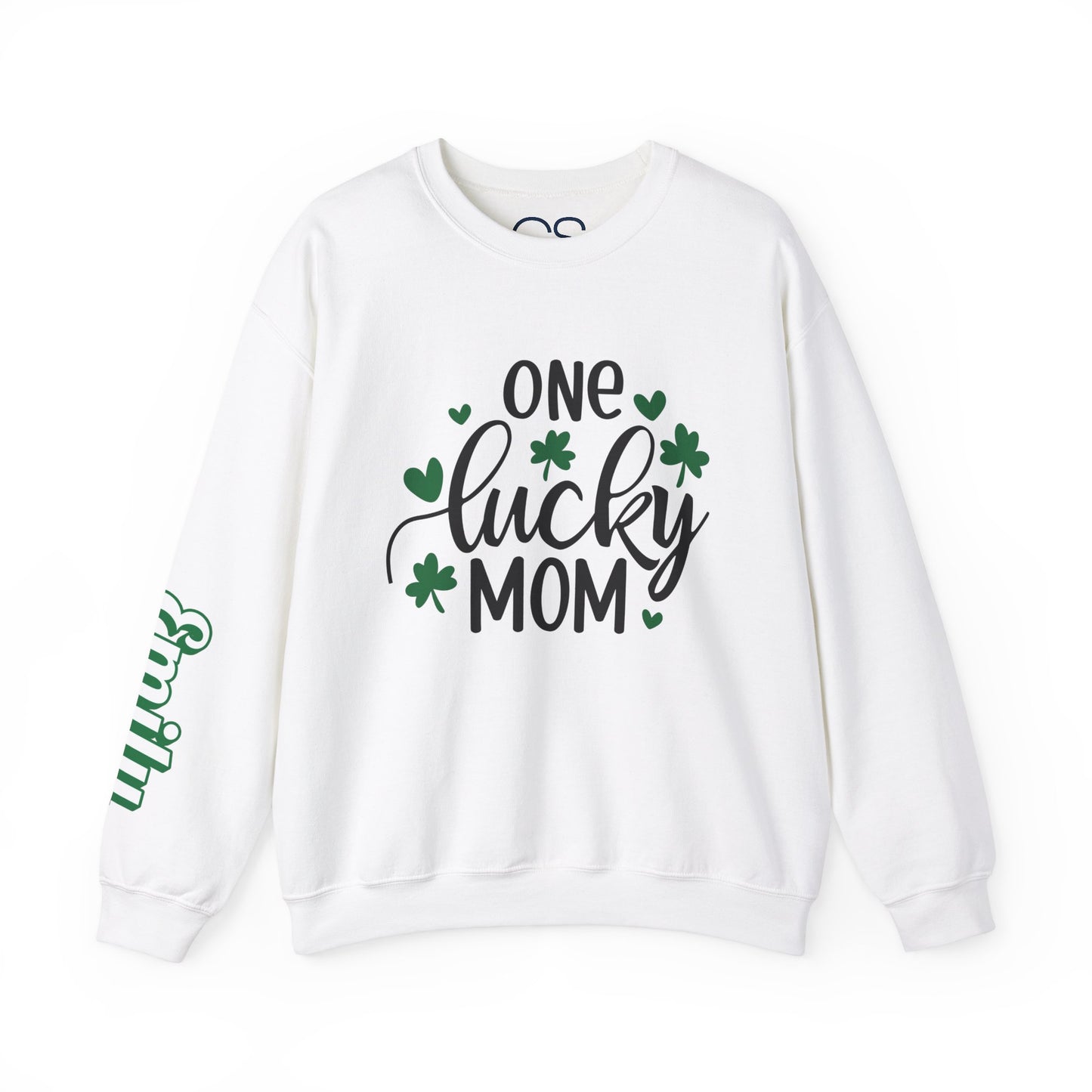 Personalized One Lucky Mom St. Patricks Day Sweatshirt
