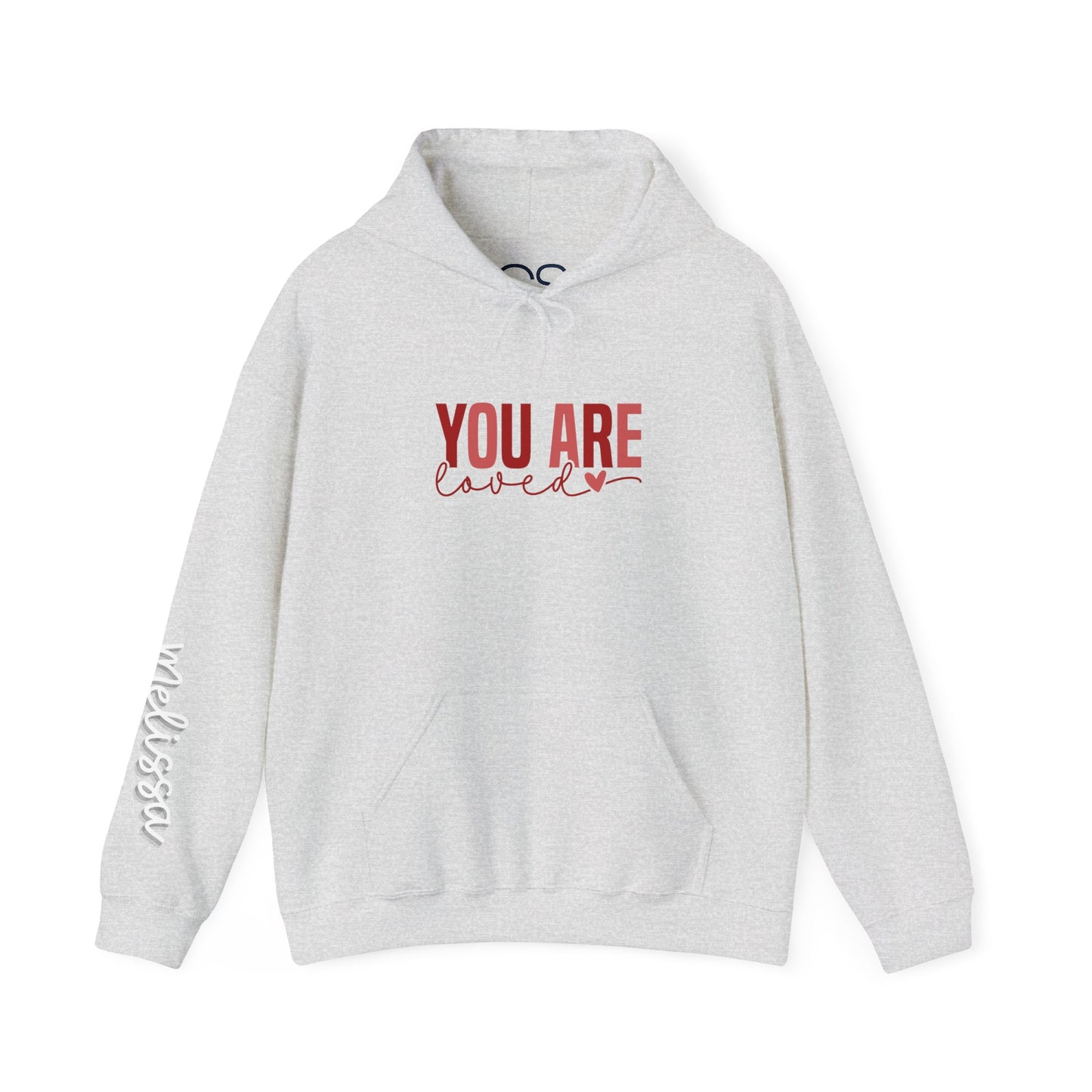 Personalized You Are Loved Hooded Sweatshirt