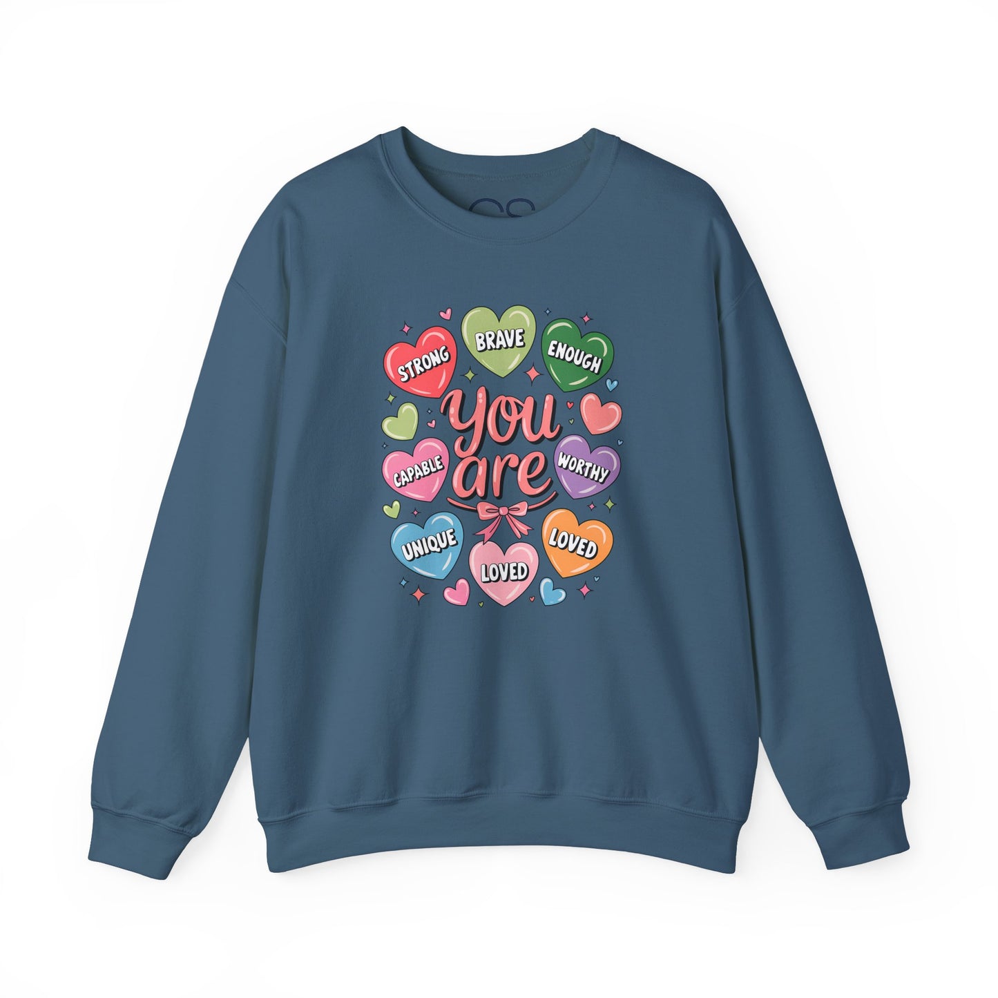 You Are Loved Inspirational Crewneck Sweatshirt