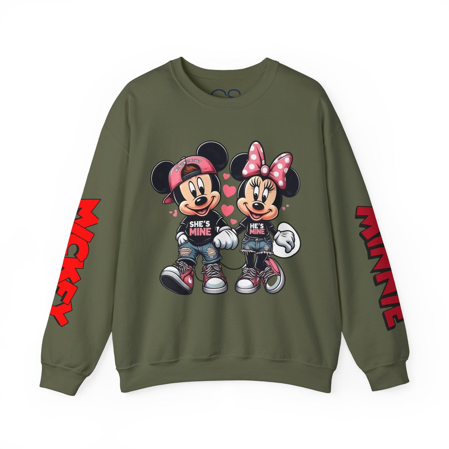 Mickey & Minnie Couples Crewneck Sweatshirt