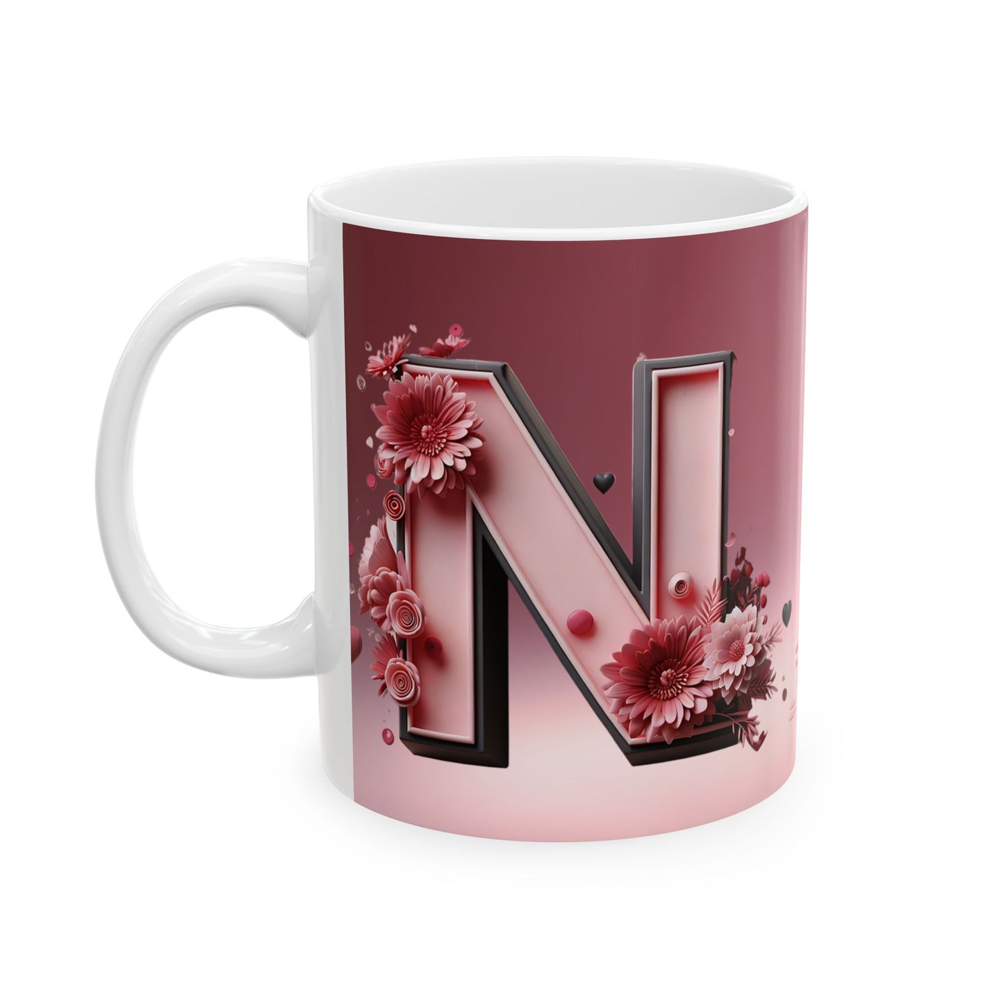 Personalized Valentine's Day Mug with Couple's Initials
