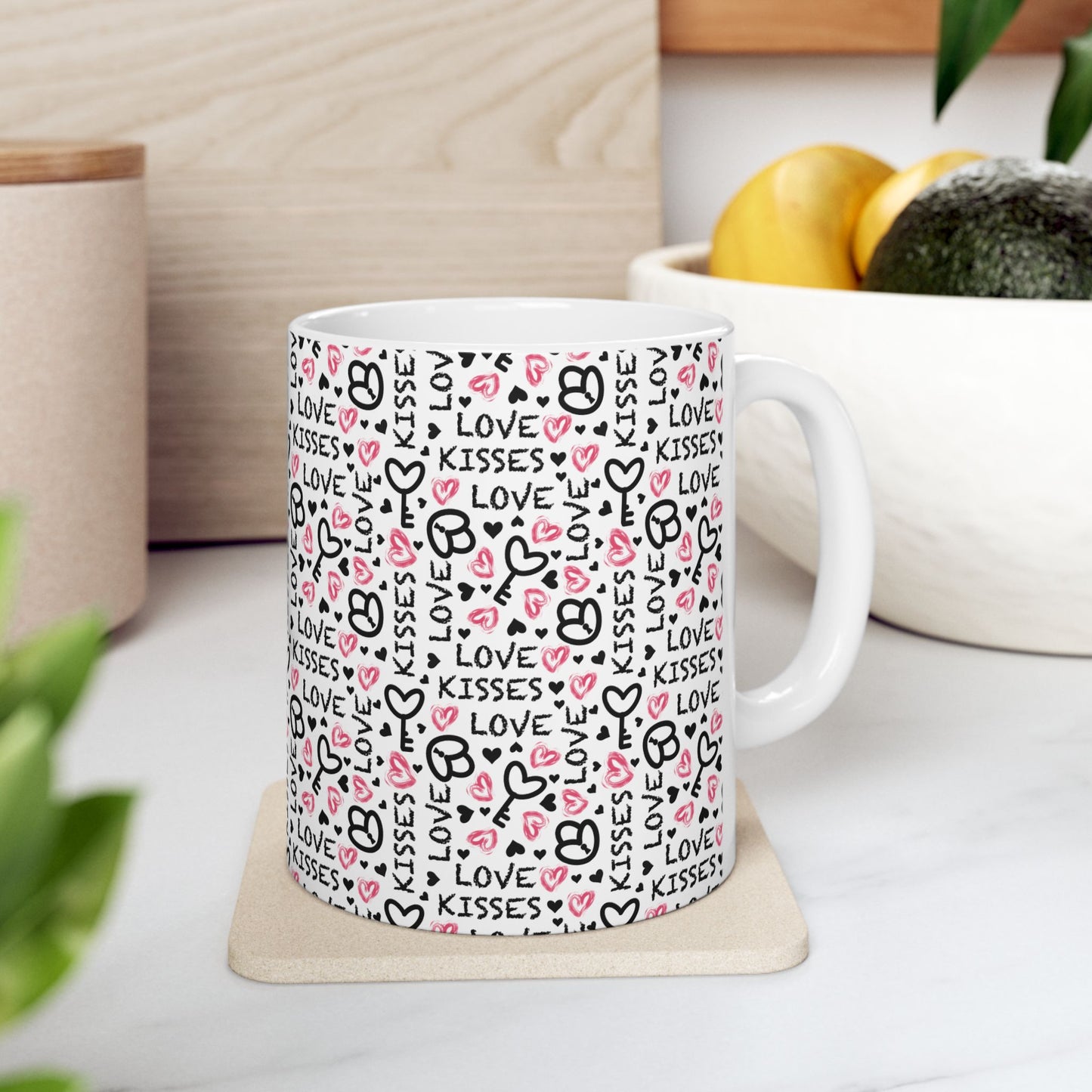 Love & Kisses Ceramic Mug