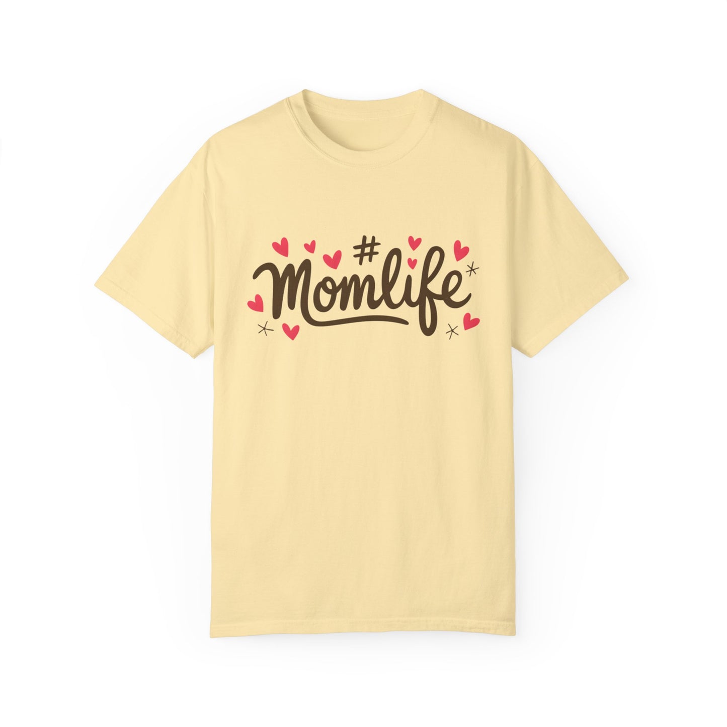 Momlife Heart-Adorned T-Shirt