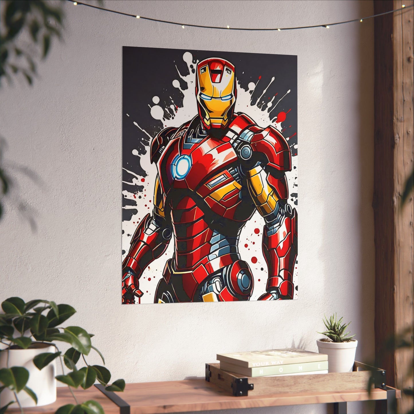 Armored Hero Premium Art Poster