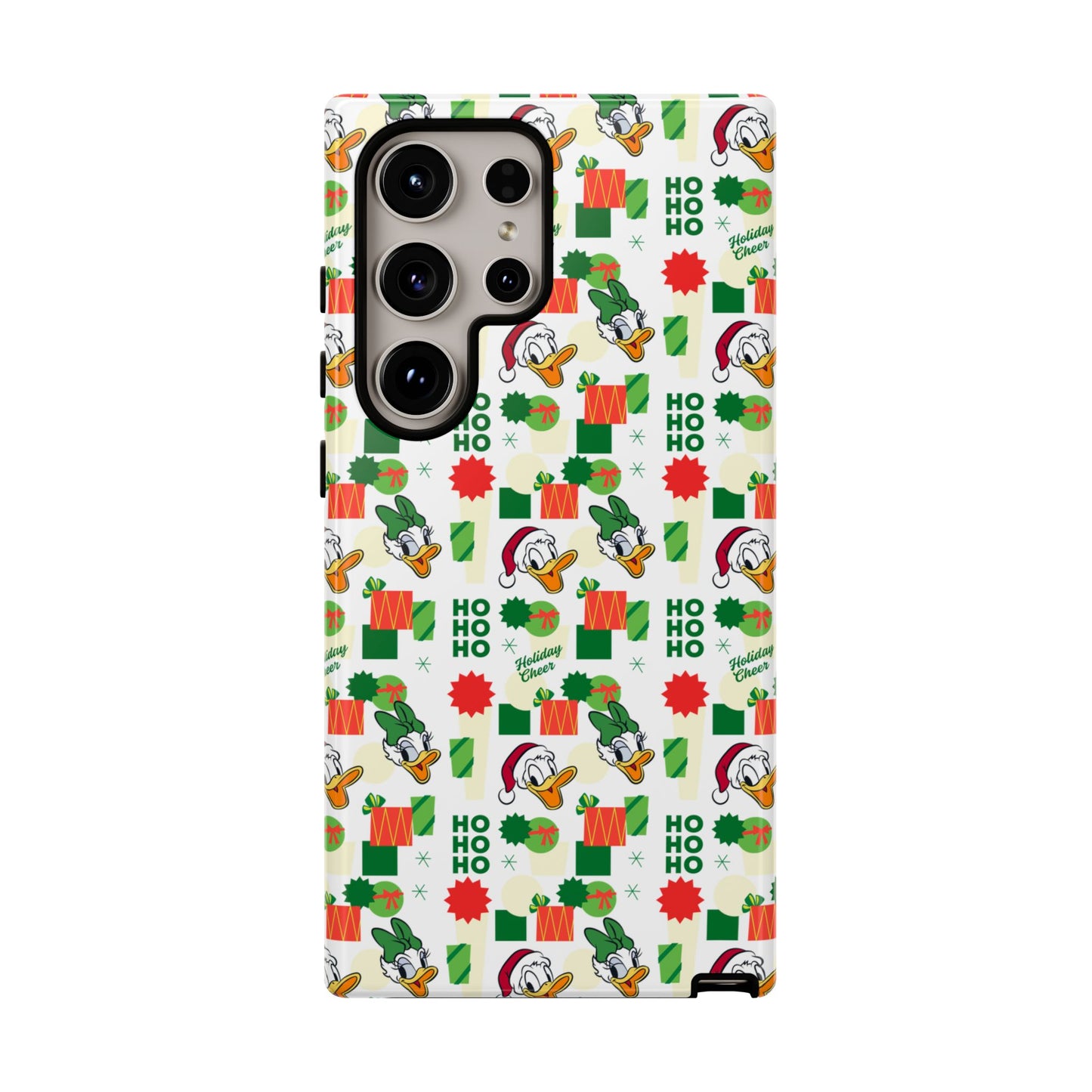 Disney Donald Duck and Daisy Christmas-Themed Durable Phone Case