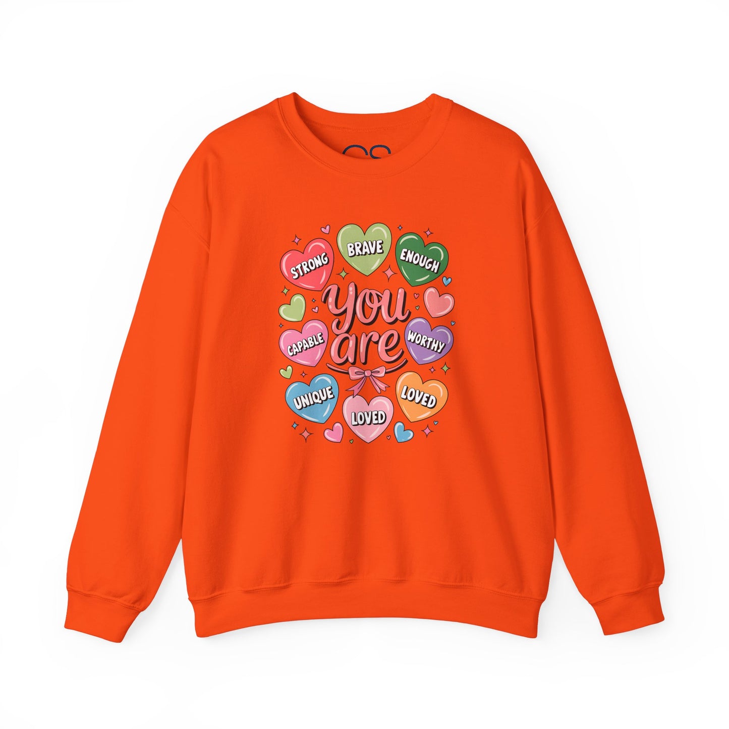 You Are Loved Inspirational Crewneck Sweatshirt