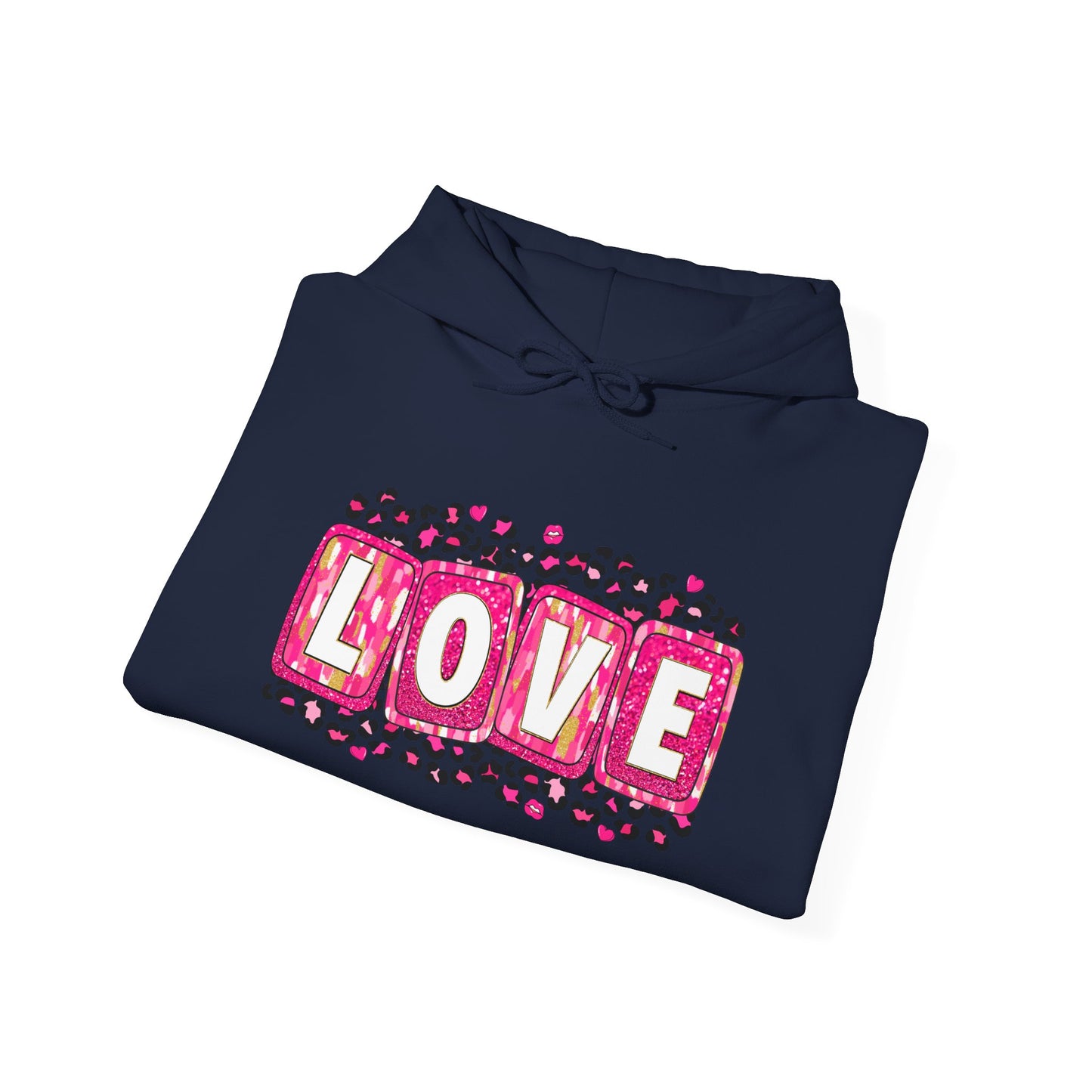 Personalized Love-Themed Hooded Sweatshirt