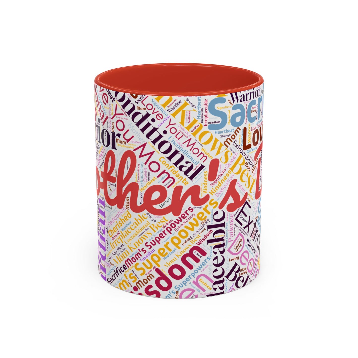 Colorful Mother's Day Word Art Mug