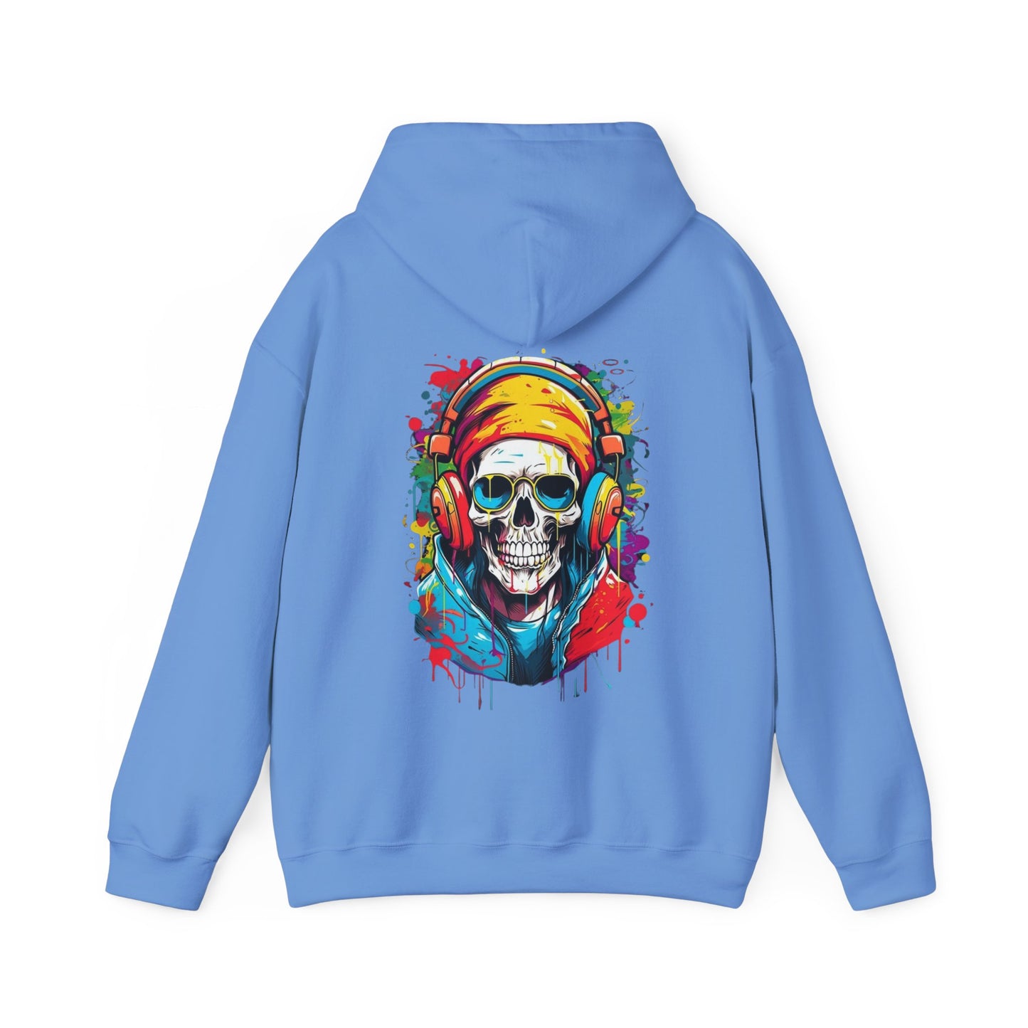 Vivid Gamer Skull Hooded Sweatshirt