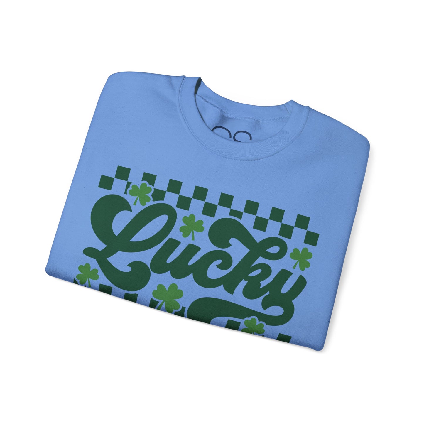 Lucky Shamrock Checkerboard Crewneck Sweatshirt