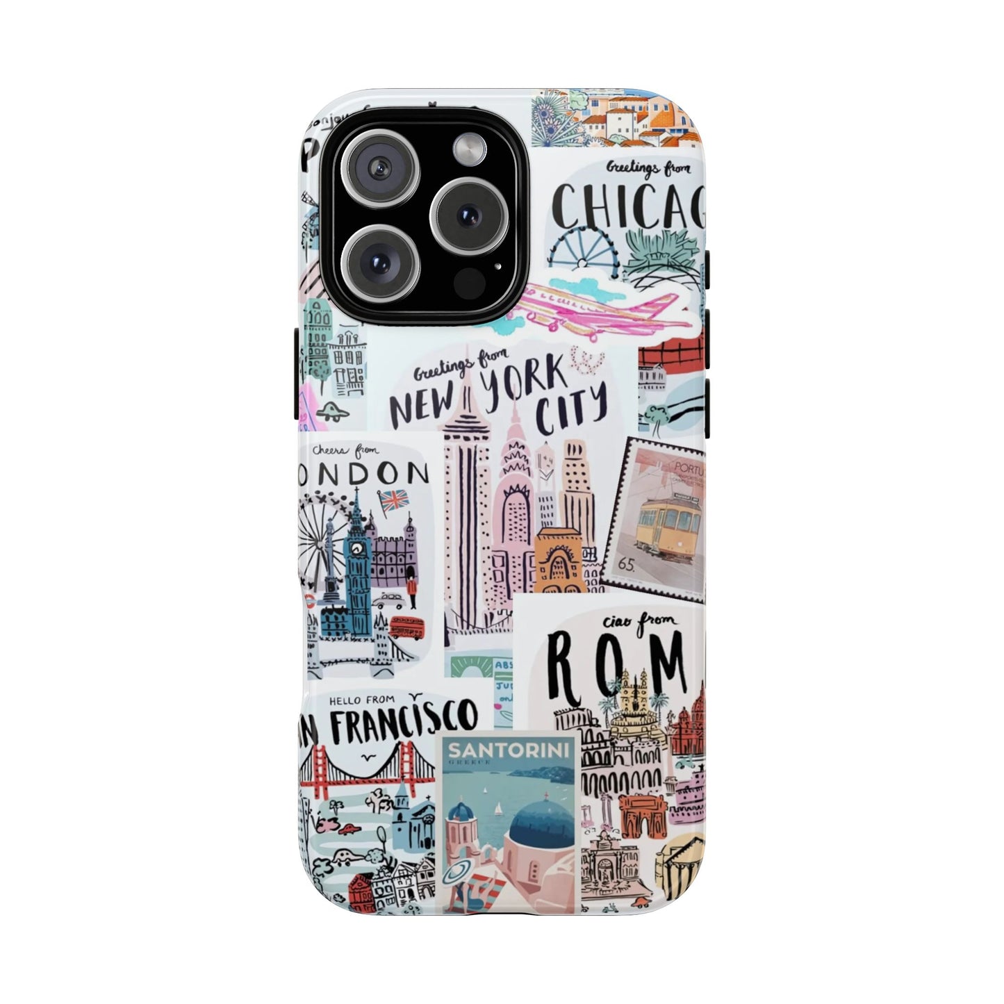 Wanderlust Travel-Themed Durable Phone Case